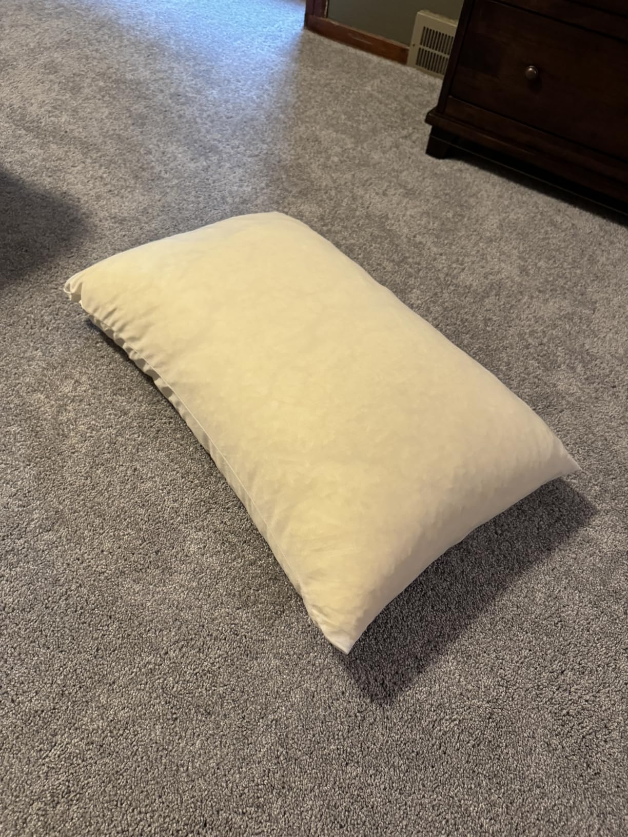 Coop Home Goods Original Crescent Adjustable Pillow, Queen Bed Pillows for Shoulder, Neck & Head Support, Crescent Foam Pillows - Medium Firm for Back & Side Sleeper, CertiPUR-US/GREENGUARD Gold customer photo 1