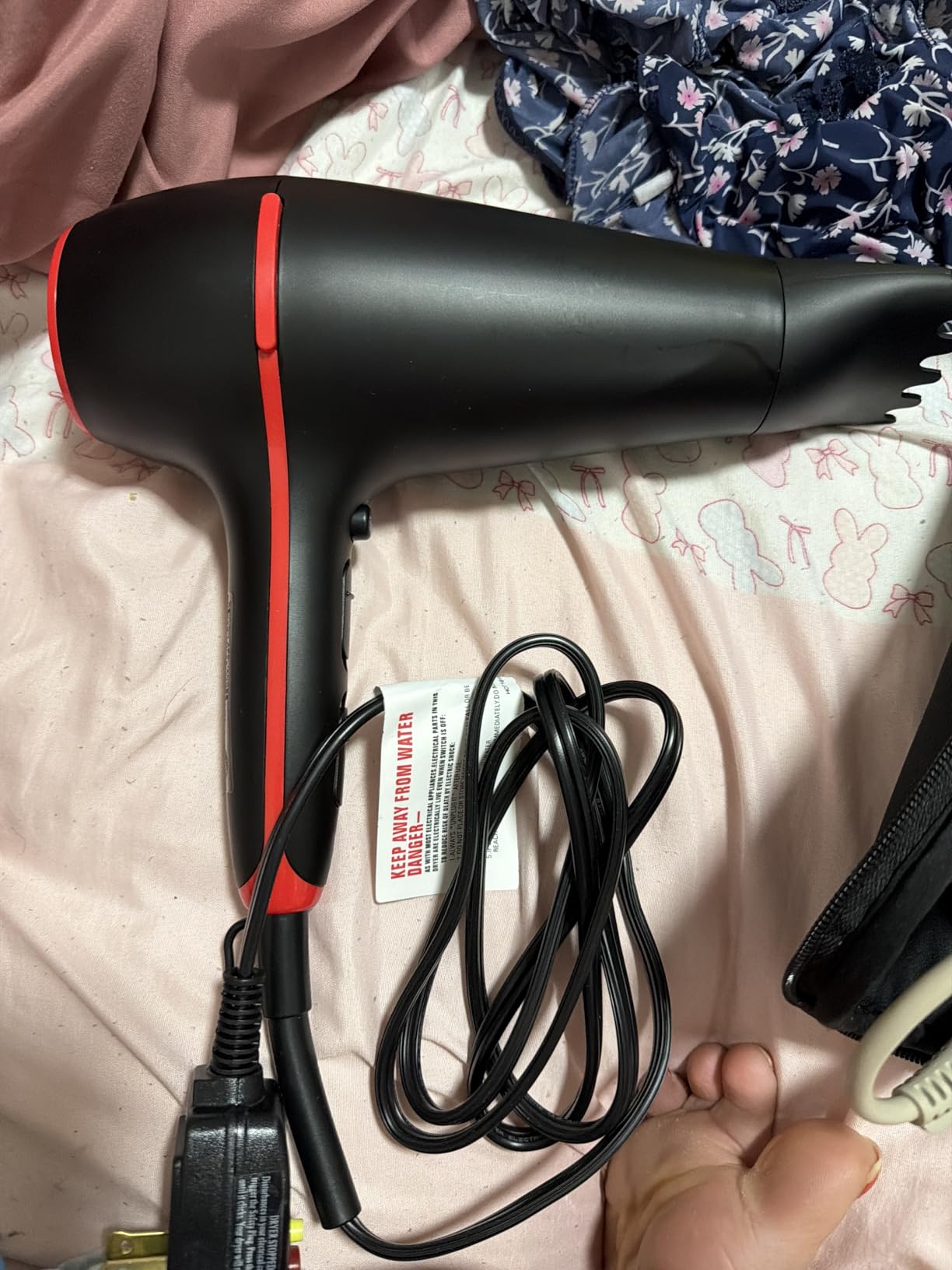 Revlon SmoothStay Hair Dryer with Diffuser, Ionic Ceramic, Coconut Oil Infused, 1875W customer photo 2