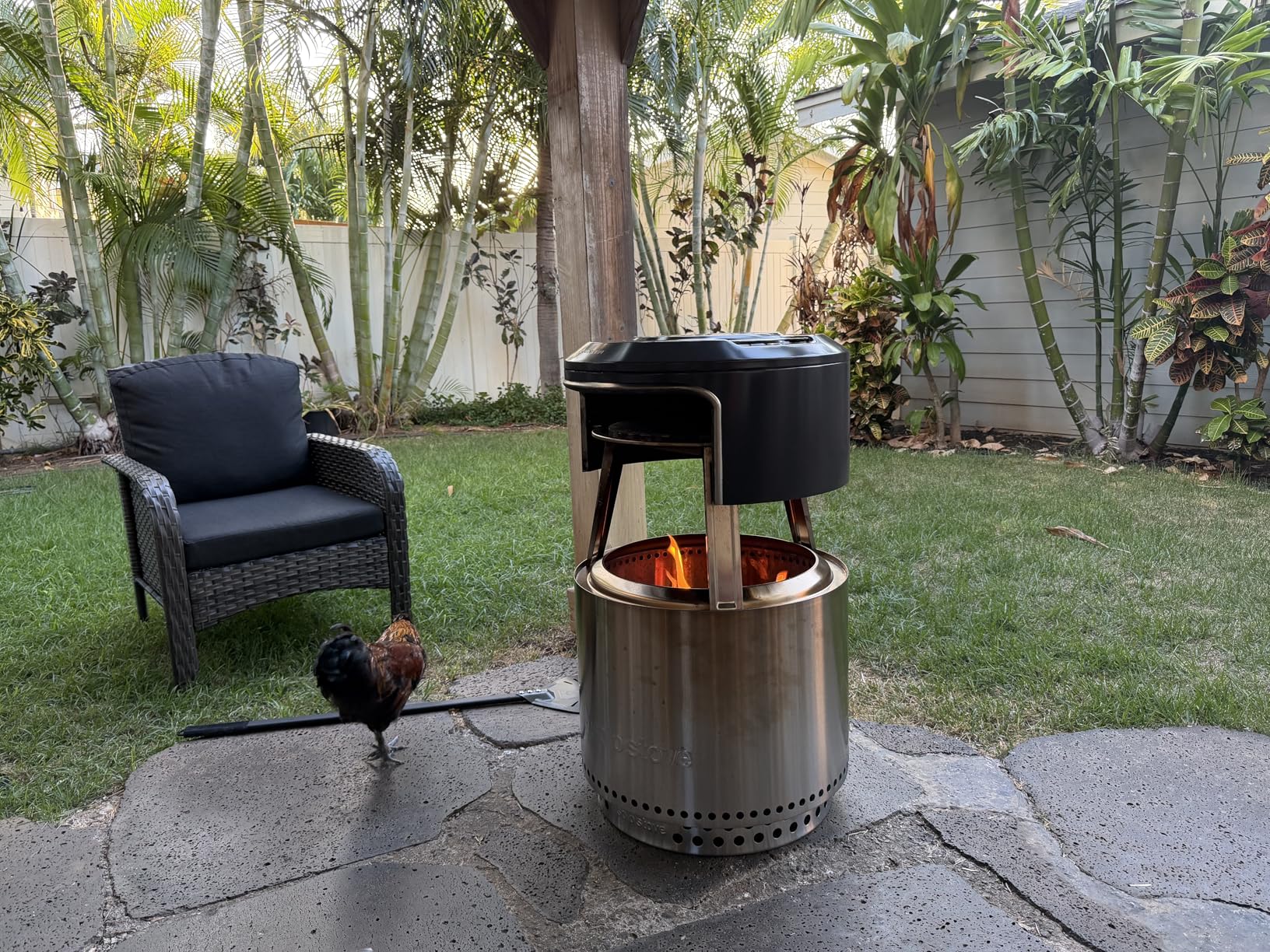 Solo Stove Bonfire Pi Fire | Pizza Oven Accessory for Bonfire Fire Pit, Incl. Carry Case & Cordierite Pizza Stone, Wood Burning Assembly customer photo 2