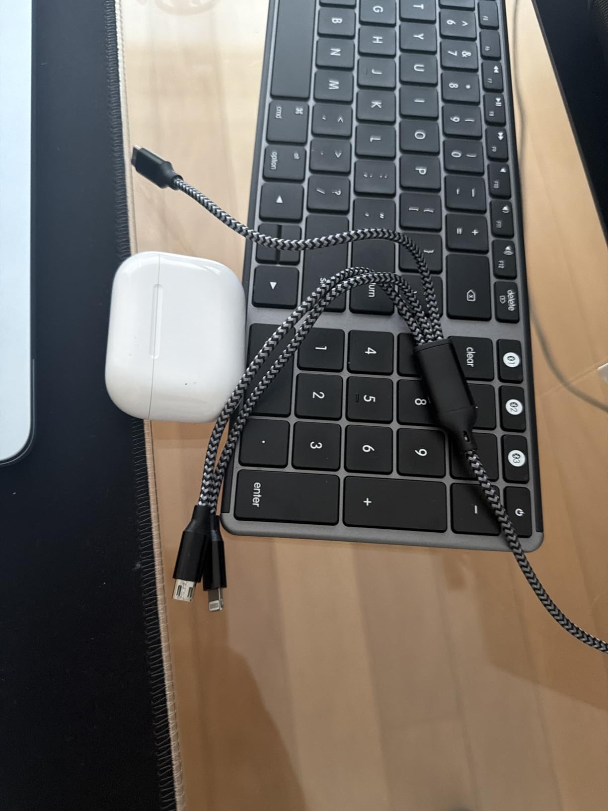 IDISON Multi Charging Cable(2Pack 4FT), 3 in 1 USB Charging Cable for Multiple Devices, Braided Universal Phone Charger Cord with Type-C, Micro USB, IP Port for iPhone17/16/14/Android Phones and More customer photo 1