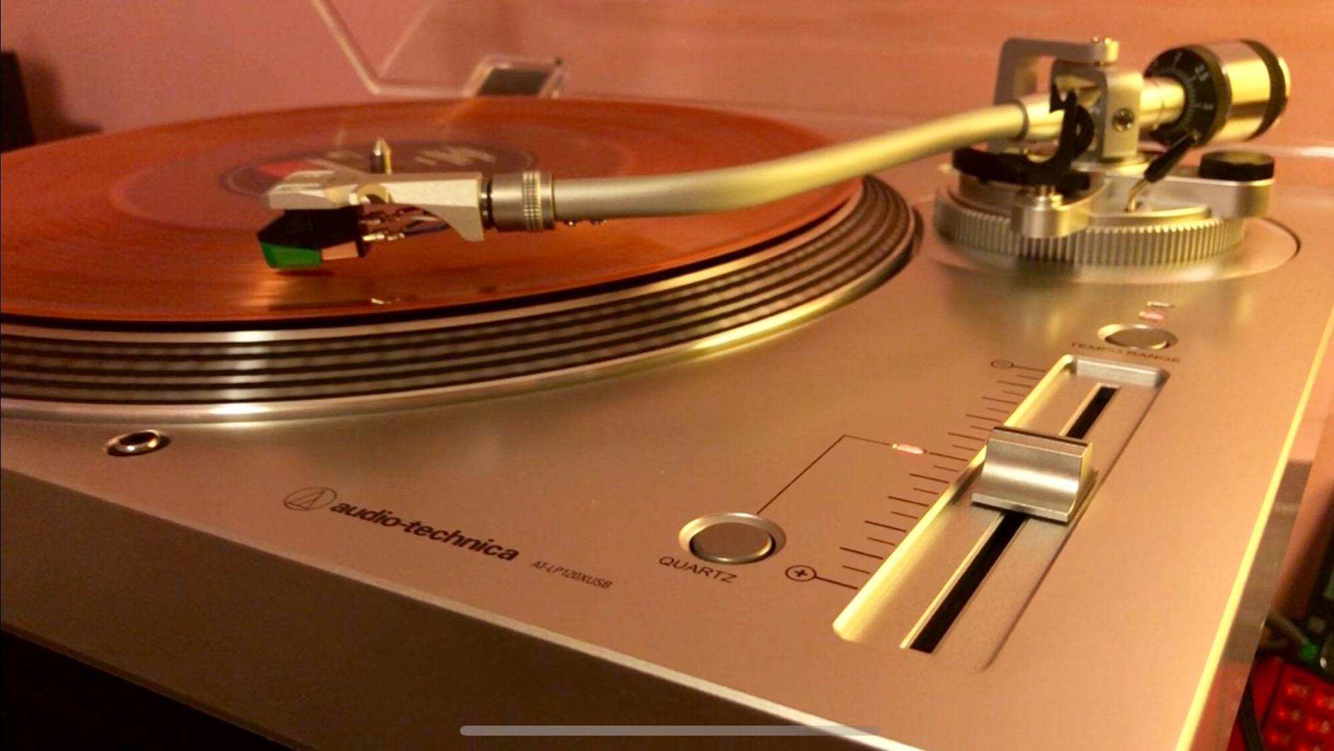 Audio-Technica AT-LP120XUSB-BZ Direct-Drive Turntable (Analog & USB), Fully Manual, Hi-Fi, 3 Speed, Convert Vinyl to Digital, Anti-Skate and Variable Pitch Control, Bronze customer photo 2