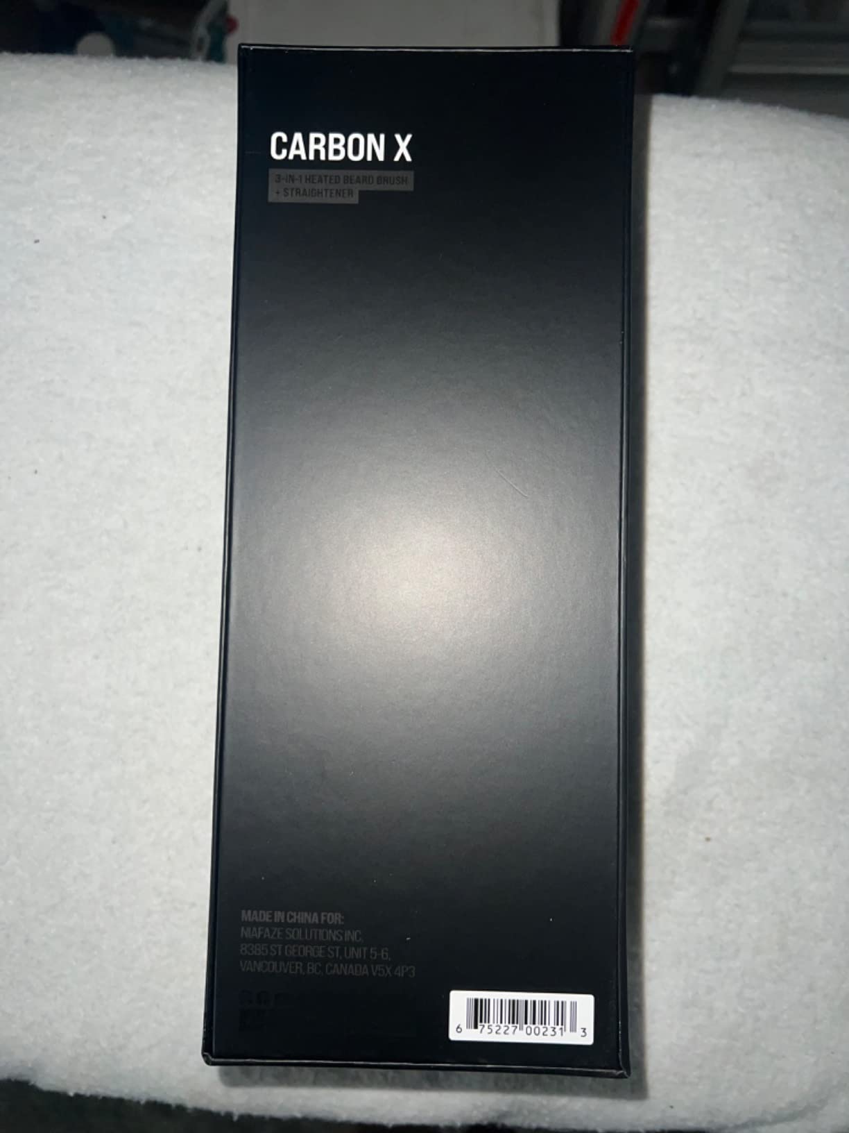 The Beard Struggle Carbon X Heated Beard Brush, Cordless Beard Straightener for Men with Adjustable Temperature 160-200C - Ionic Anti-Frizz Carbon X Technology customer photo 2