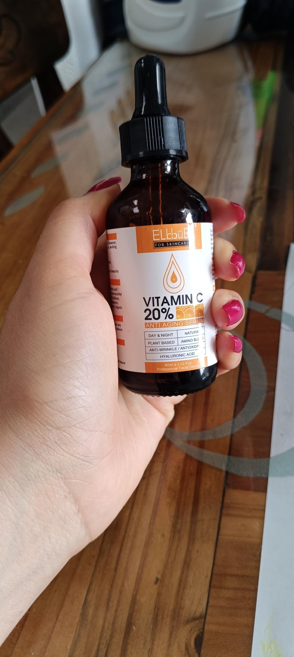 Premium 20% Vitamin C Serum For Face with Hyaluronic Acid, Retinol & Amino Acids - Boost Skin Collagen, Hydrate & Plump Skin, Anti Aging & Wrinkle Facial Serum 60ml customer photo 1