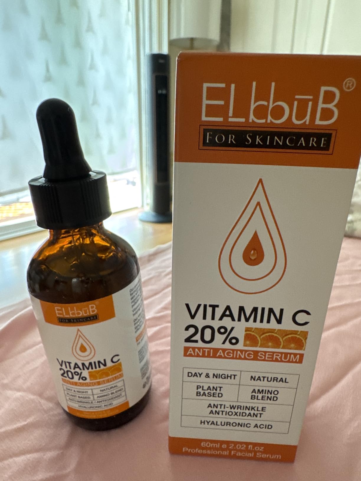 Premium 20% Vitamin C Serum For Face with Hyaluronic Acid, Retinol & Amino Acids - Boost Skin Collagen, Hydrate & Plump Skin, Anti Aging & Wrinkle Facial Serum 60ml customer photo 2