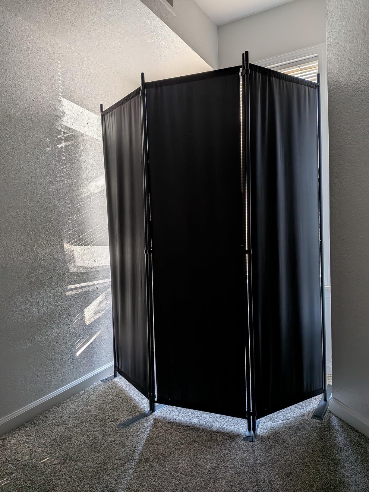 Room Divider 6FT Portable Room Dividers and Folding Privacy Screens, 88'' W Fabric Divider for Room Separation, 4 Panel Partition Room Dividers Screen customer photo 1