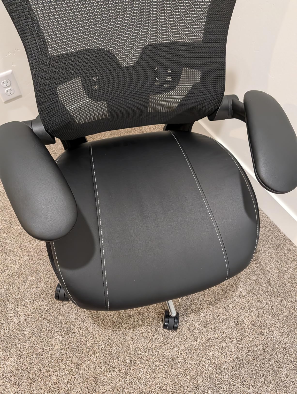 Office Chair Ergonomic Desk Chair-400lbs Big and Tall Heavy Duty, Wide & Soft 3D Modeling Foam Cushion Home Office Desk Chair with Adjustable Seat Height, Executive Computer Task Chair customer photo 1
