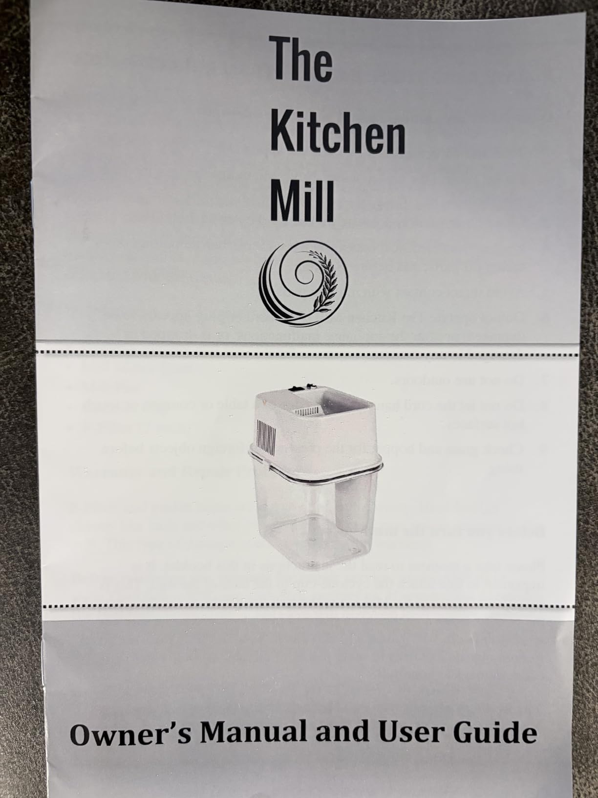 The Kitchen Mill Electric Grain Mill - High Speed Wheat Grinder, Assembled in USA customer photo 2
