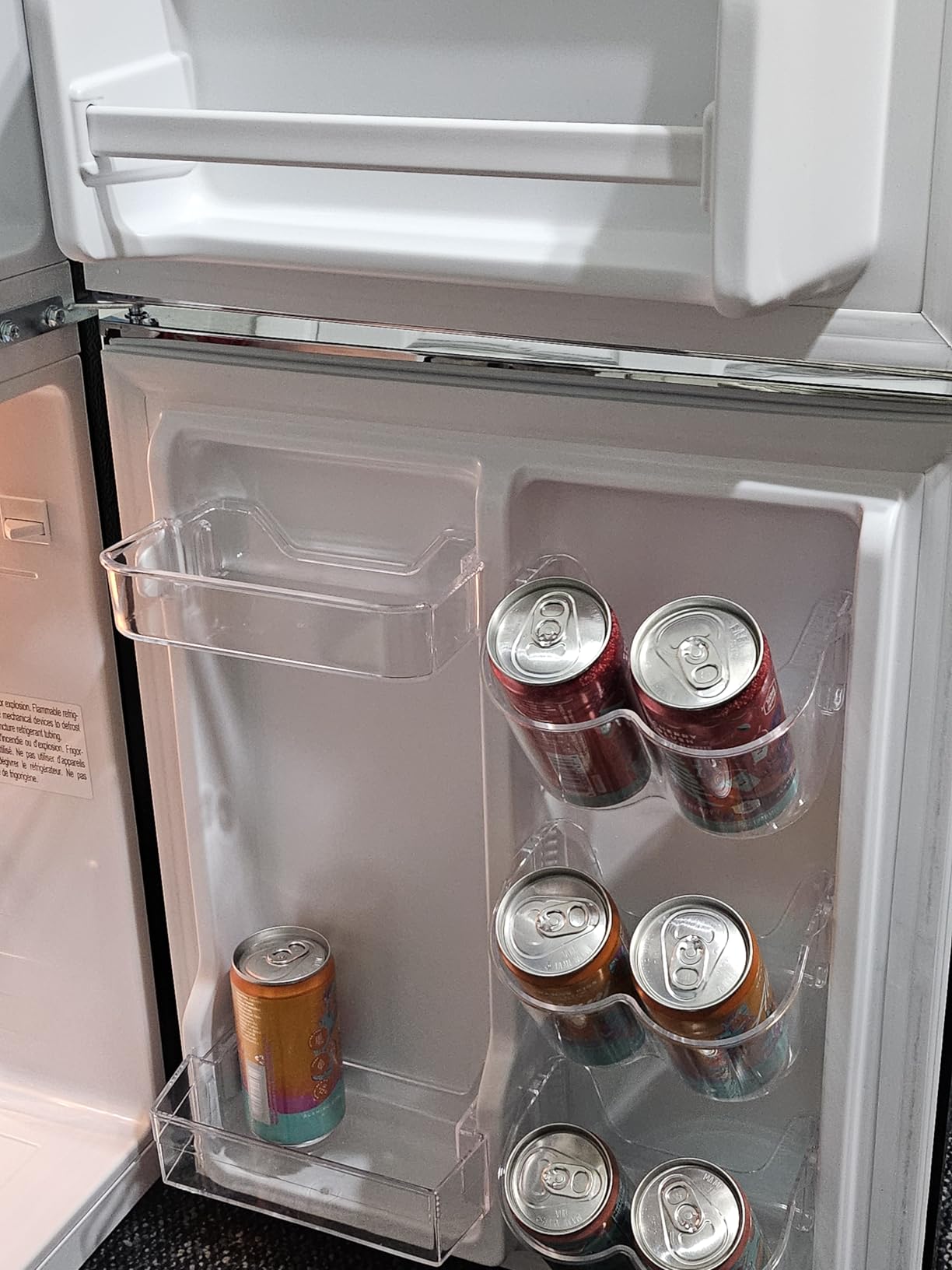 Frigidaire EFR840 Retro Mini Fridge with Freezer & Side Bottle Opener - Small 2 Door Refrigerator for Office Bar or College Dorm Room - 3.1 Cu Ft (Cream) customer photo 1