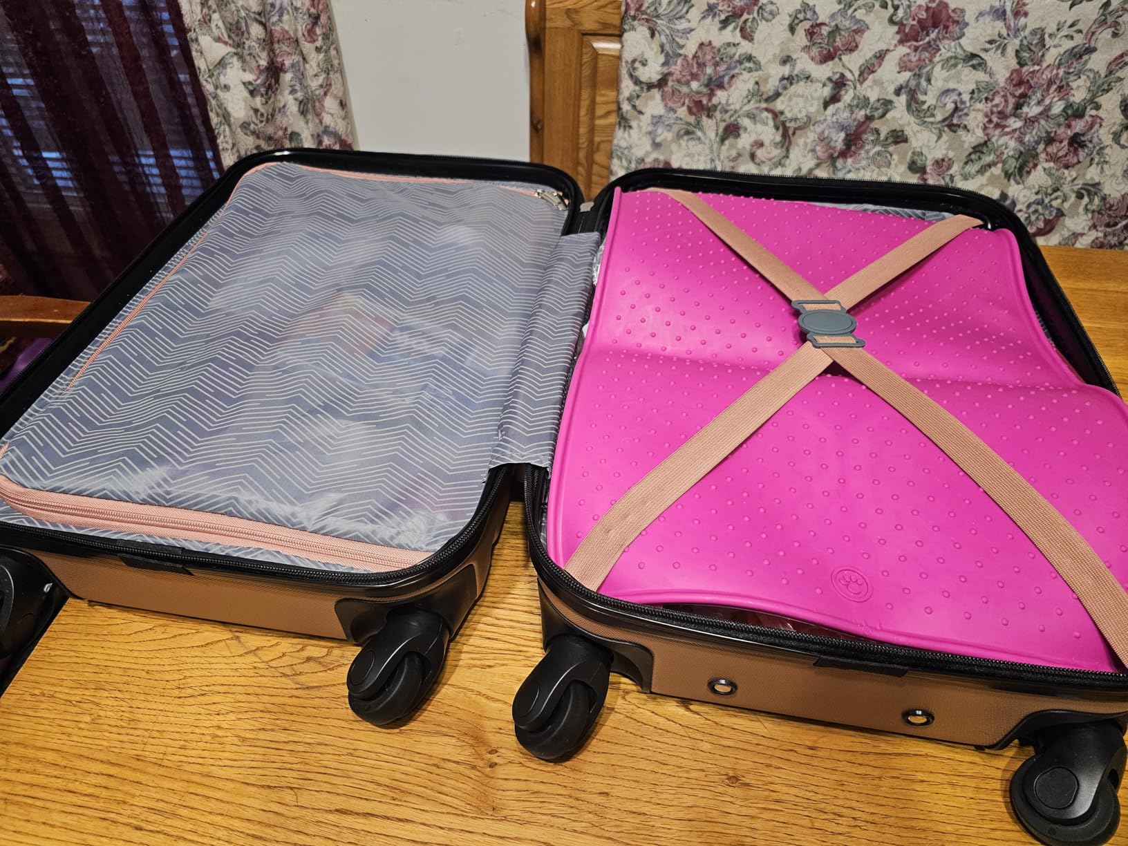 Travelers Club Harper Luggage, Rose Gold, 22-Inch Carry-On customer photo 1