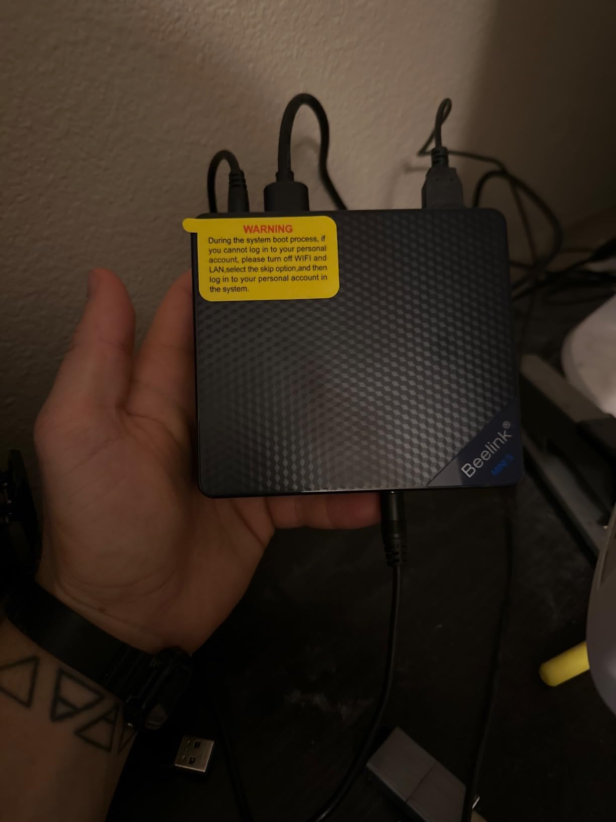 Beelink Mini PC S12 Pro, 12th Gen Intel Alder Lake-N100 up to 3.4 GHz, 16GB DDR4 RAM 500GB M.2 SSD Desktop PC, 4K@60Hz Dual HDMI, USB3.2, WiFi 6 BT5.2, RJ45 LAN, Family-NAS/HTPC customer photo 1