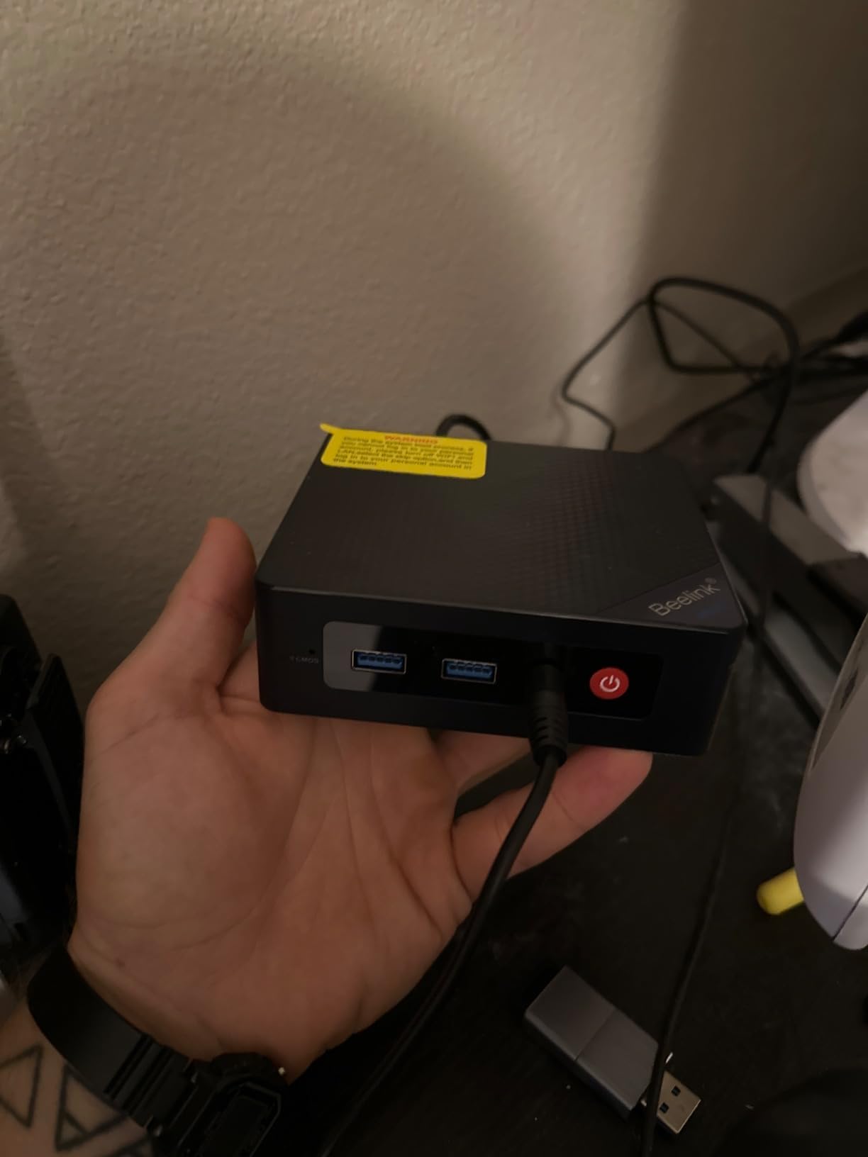 Beelink Mini PC S12 Pro, 12th Gen Intel Alder Lake-N100 up to 3.4 GHz, 16GB DDR4 RAM 500GB M.2 SSD Desktop PC, 4K@60Hz Dual HDMI, USB3.2, WiFi 6 BT5.2, RJ45 LAN, Family-NAS/HTPC customer photo 2