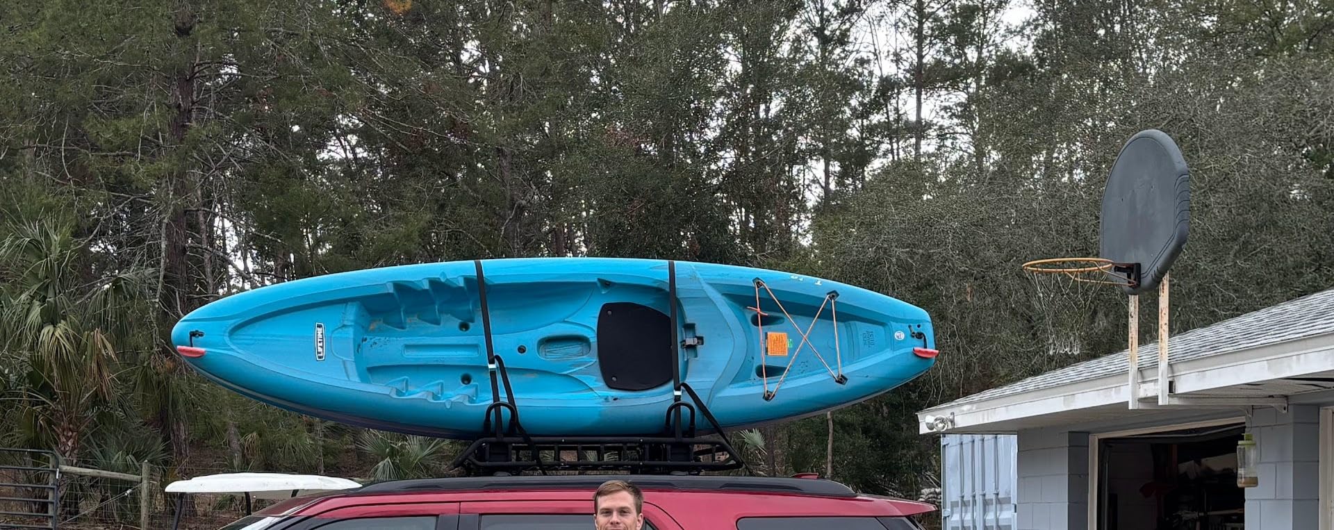 Taelakeni 2 Pairs Kayak Carrier Racks, Universal Cars Kayak Roof Rack (4 Racks) customer photo 2