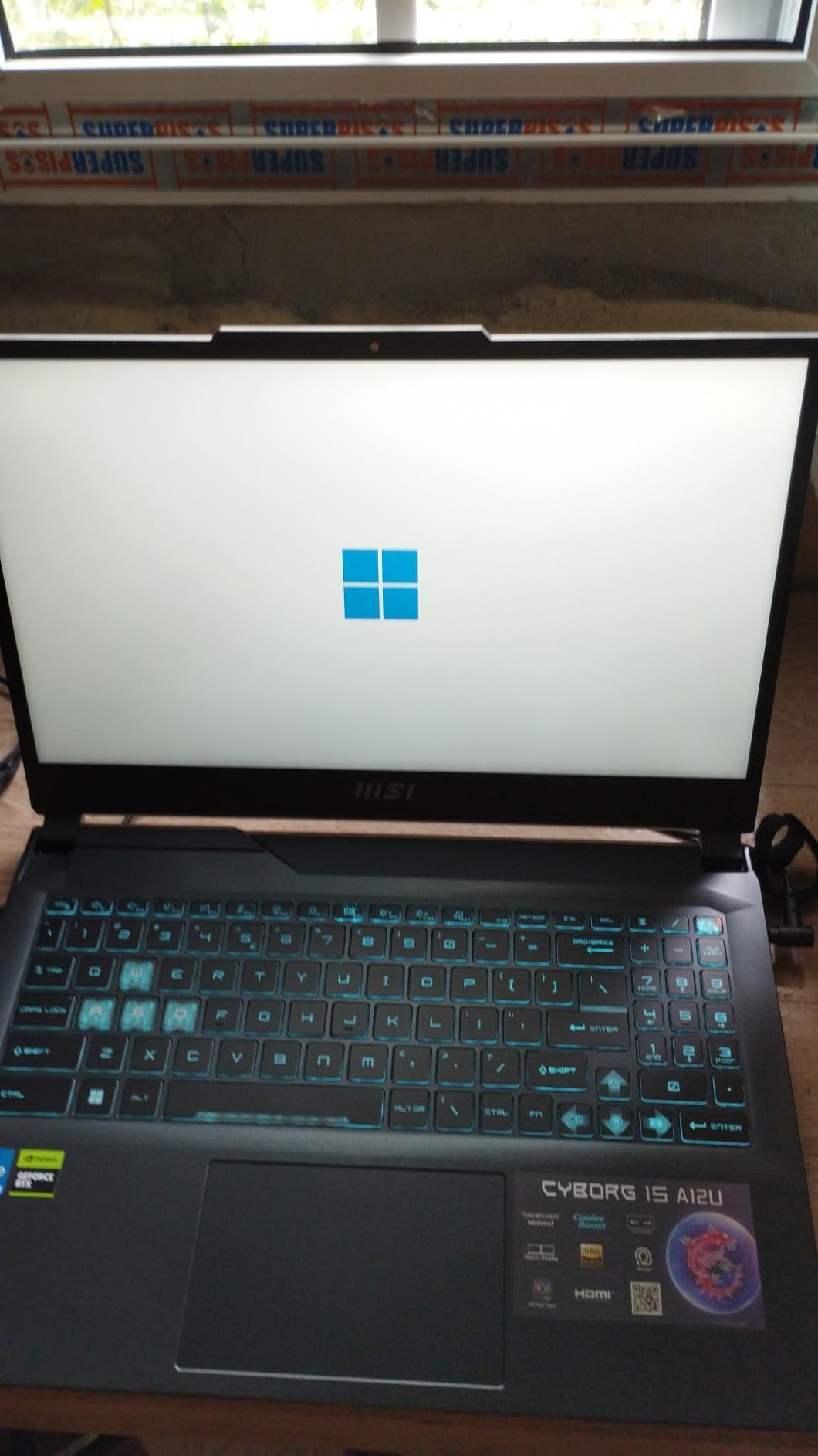 Cyborg 15 Gaming Laptop: Intel Core i5-12450H GeForce RTX 2050, 15.6