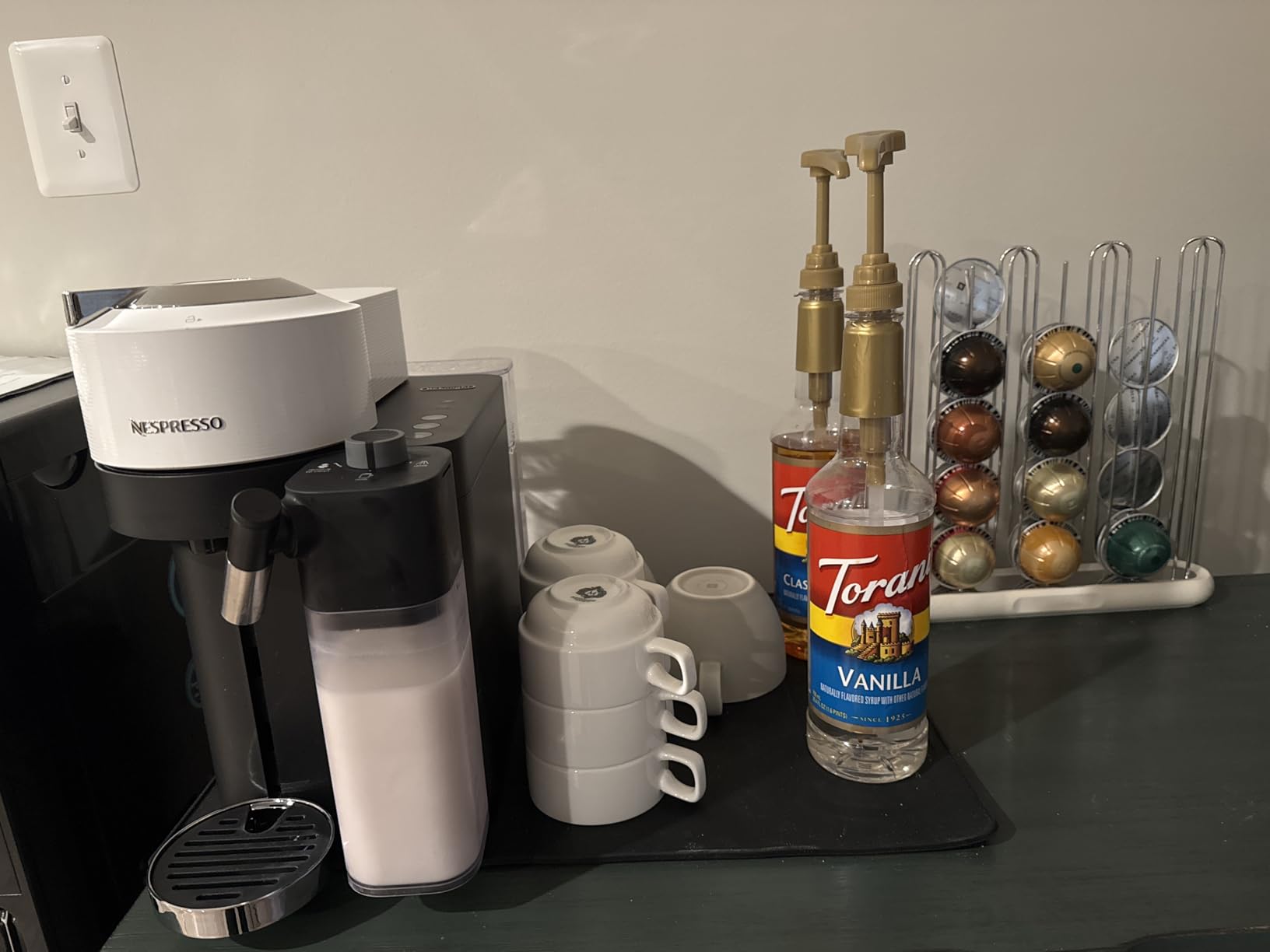 Nespresso Vertuo Lattissima Coffee & Espresso Maker by De'Longhi, Matte White and Glossy customer photo 1