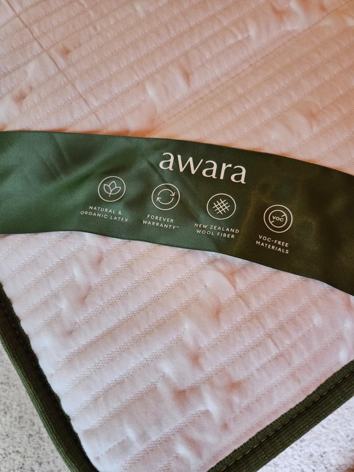 AWARA Premier Natural Hybrid Twin Mattress 12 Inch - Certified Natural Latex - Sustainable New Zealand Wool - Steel Springs - 365-Night Trial customer photo 2