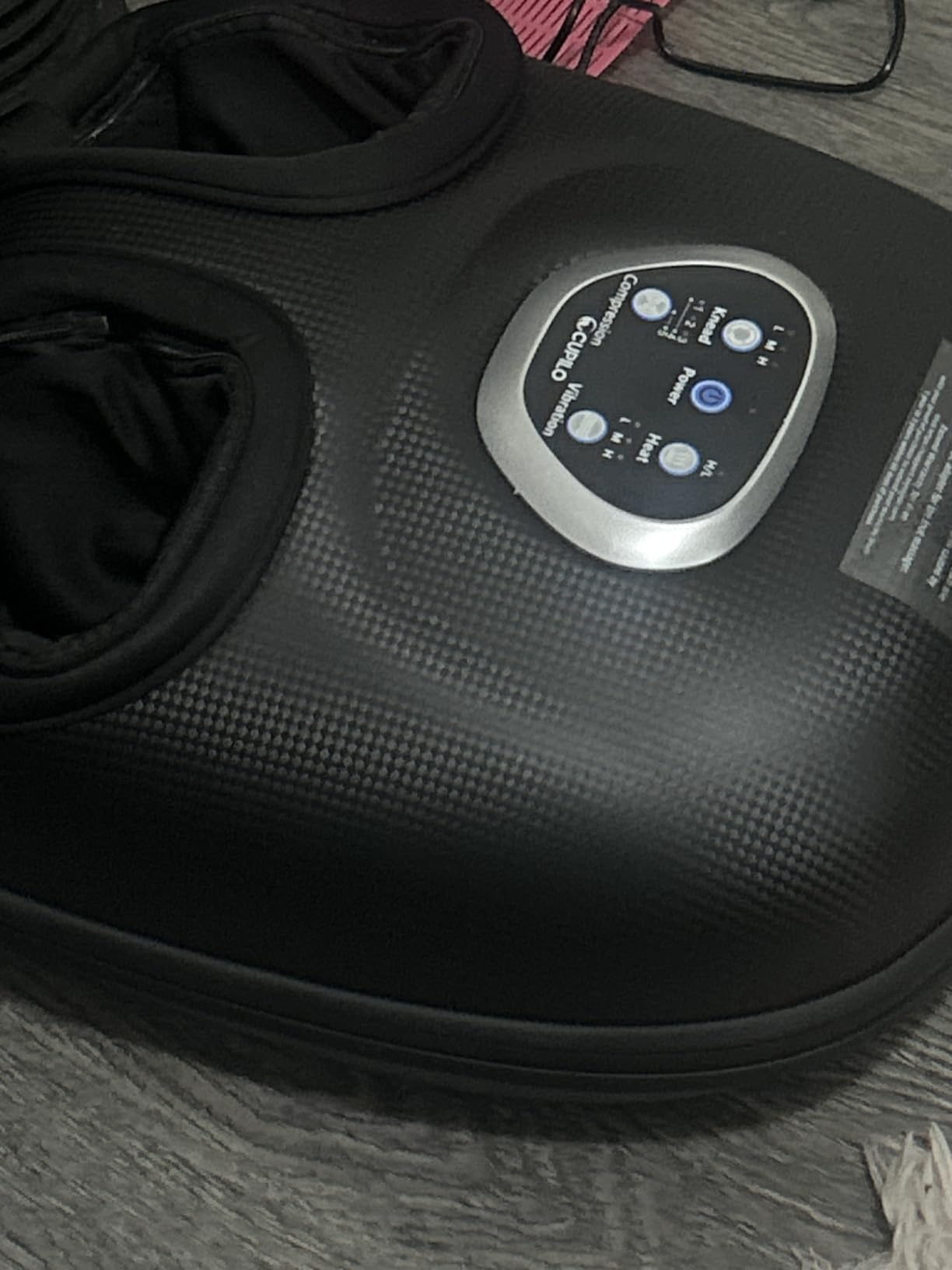 CuPiLo Foot Massager FSA Eligible HSA, 2026 Upgraded, Fathers Day Dad Gifts for Men, Feet Massager with Heat for Plantar Fasciitis Relief, 5 Levels Compression & Vibration Massage for Neuropathy customer photo 1