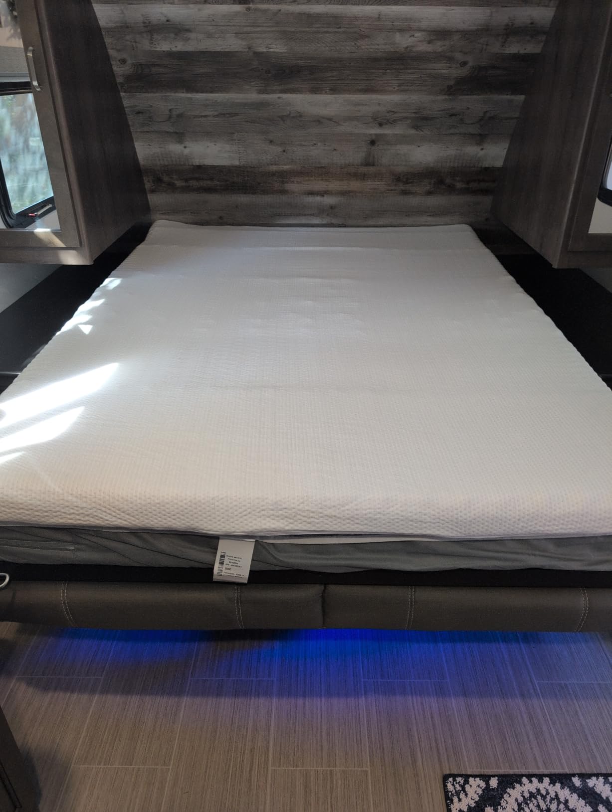 MUXHOMO 3 Inch 7-Zone Queen Mattress Topper, Egg Crate Memory Foam Mattress Topper Queen Size for Back Pain, Lavender Cooling Gel Infused Bed Pad, CertiPUR-US and Oeko-TEX Certification customer photo 1