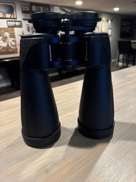 Celestron - SkyMaster Pro ED 20x80 Binocular - Astronomy Binocular with ED Glass - Large Aperture for Long Distance Viewing - Fully Multi-coated XLT Coating - Tripod Adaptable - Carrying Case Included customer photo 1