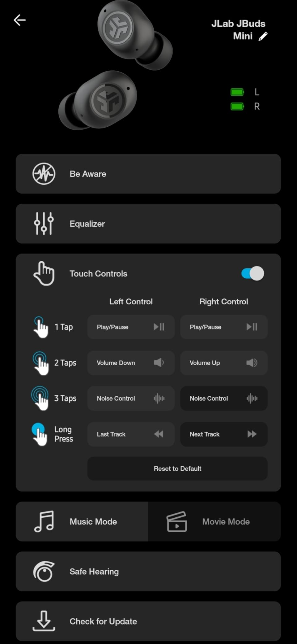 JLab JBuds Mini, True Wireless Earbuds, Bluetooth Multipoint, IP55 Sweat Resistant, Be Aware Audio, Sage customer photo 2