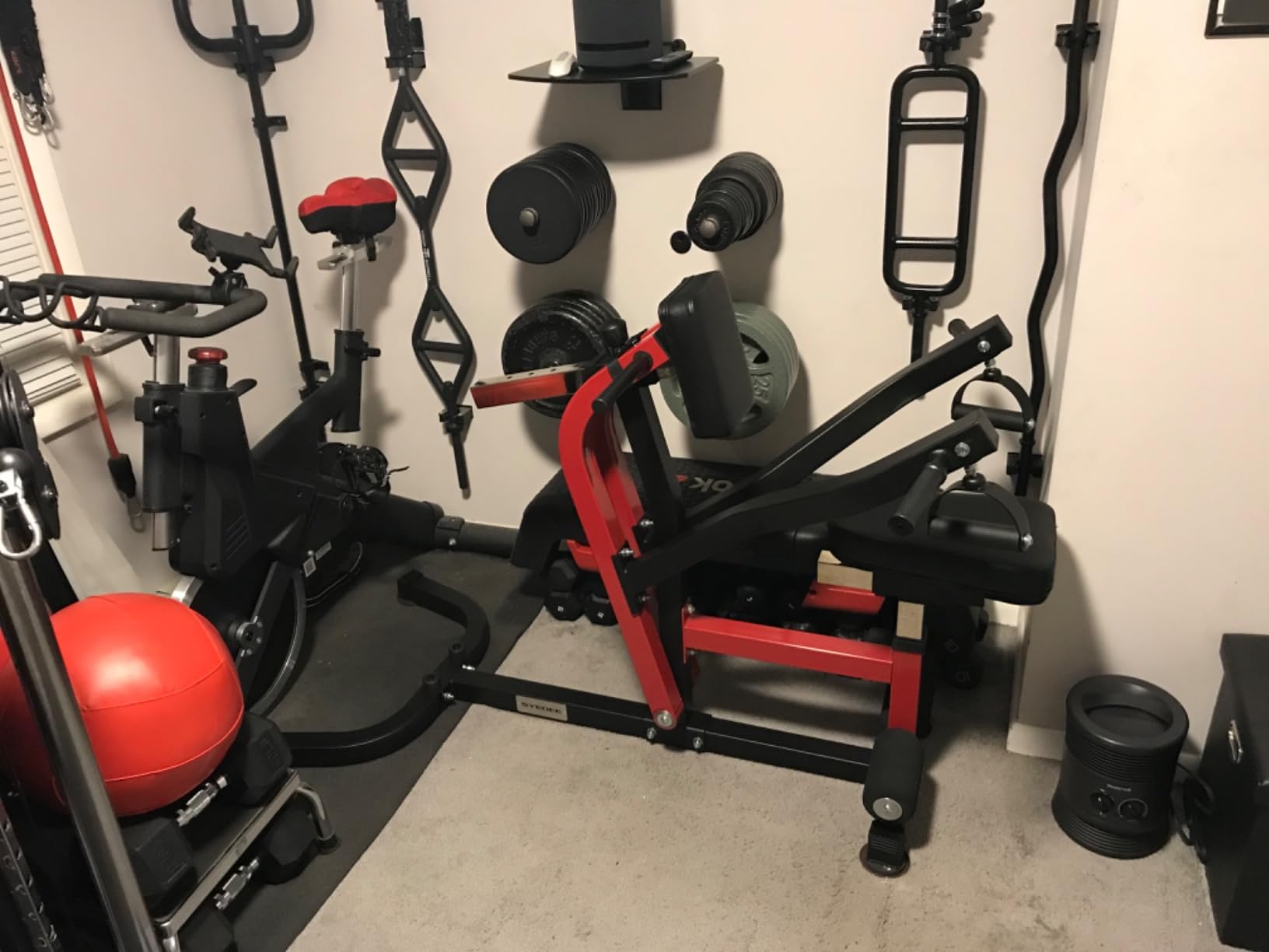 Seated Row Machine, Back Machine Gym Equipment Plate Loaded, Adjustable LAT Machine with Independent Arms & Multi Grip Positions, 400LBS Capacity customer photo 2
