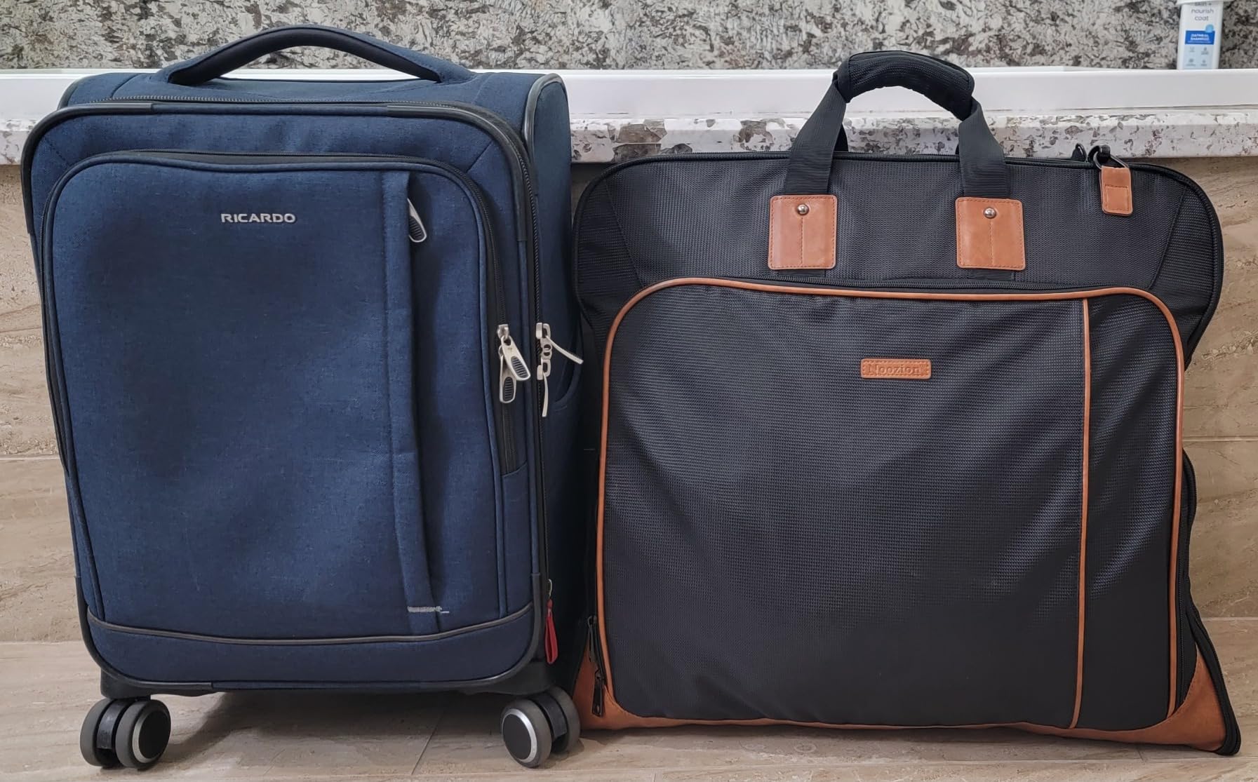 Garment Bag for Travel, Large Carry On Suit Bag for Business Up to 3 Suits, Wrinkle Free Garment Bag for Hanging Clothes with Shoulder Strap, Laptop Compartment, and Wet-Dry Pocket customer photo 1