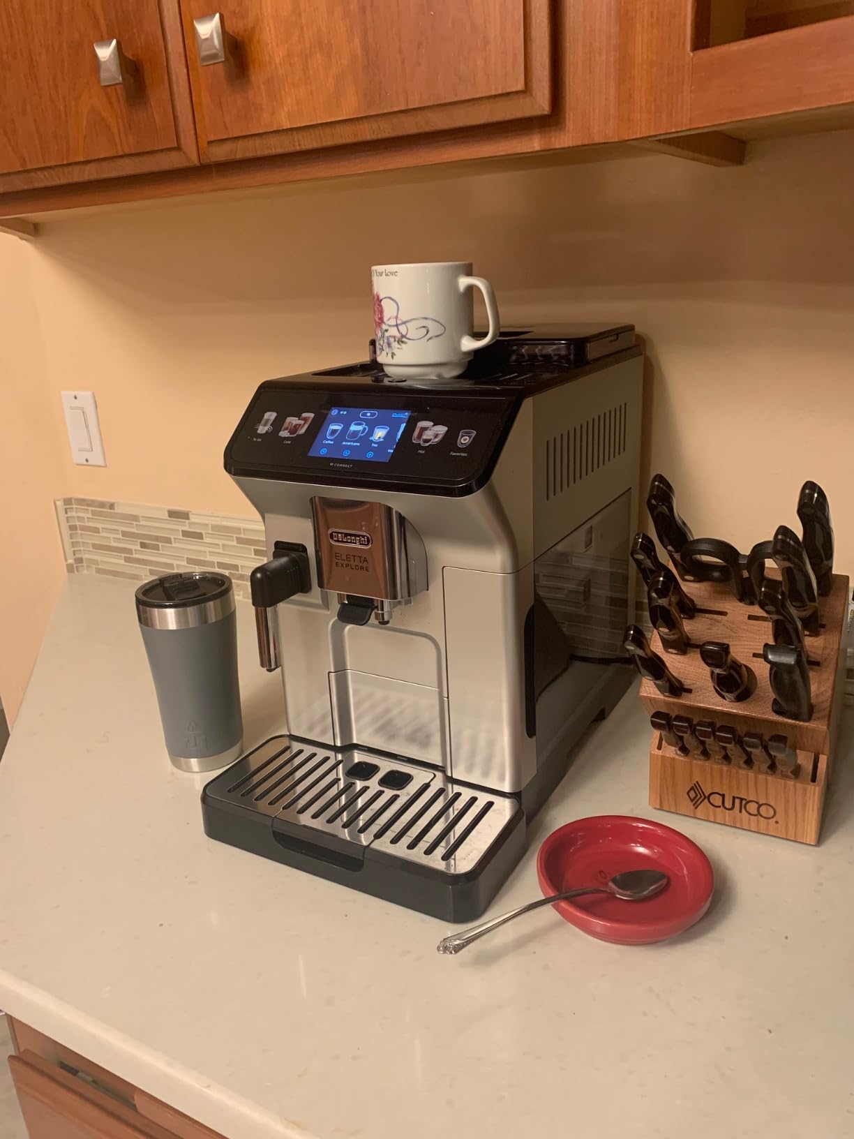 De'Longhi Eletta Explore Espresso Machine with Cold Brew, Hot & Cold Milk Frother - 50+ Recipes, Built in Grinder, Smartphone Compatible with Bean Adapt Technology customer photo 2