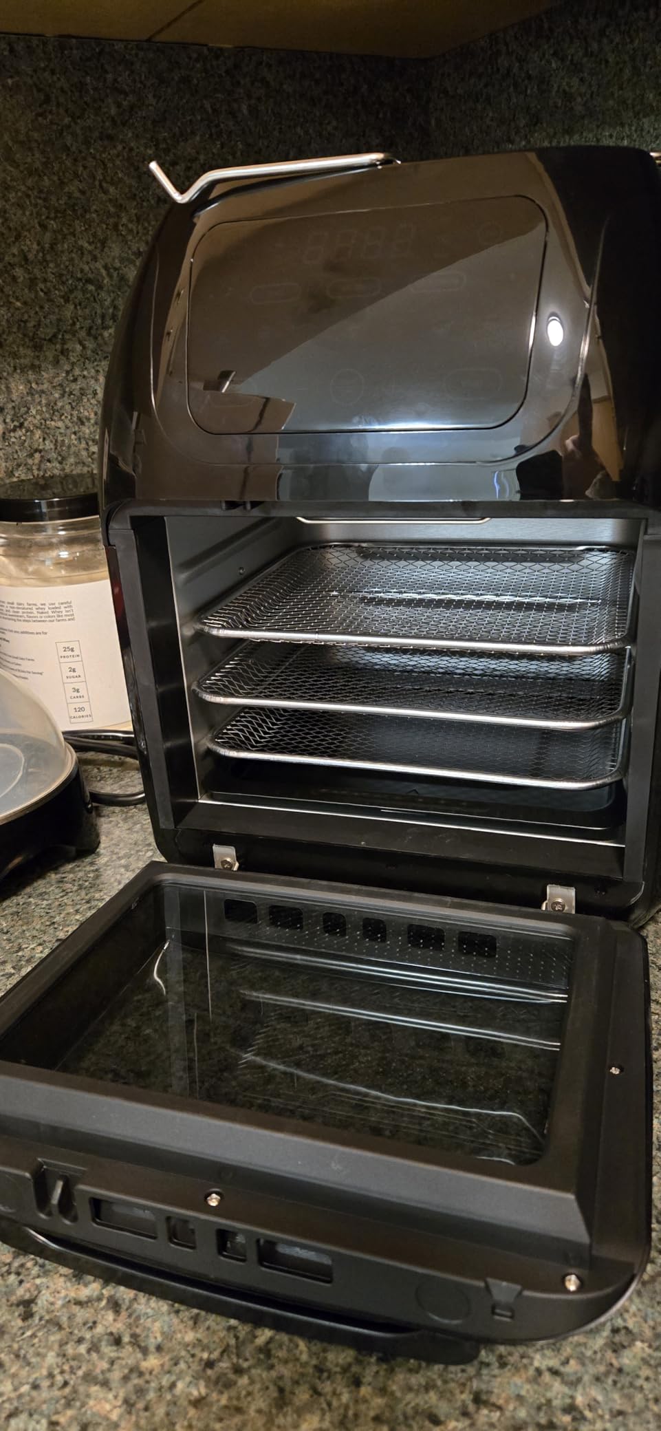 Chefman 12-Quart 5-in-1 Air Fryer Oven with Digital Timer, Touchscreen, and 12 Presets - Family Size Countertop Convection Oven, Dishwasher-Safe Parts customer photo 2