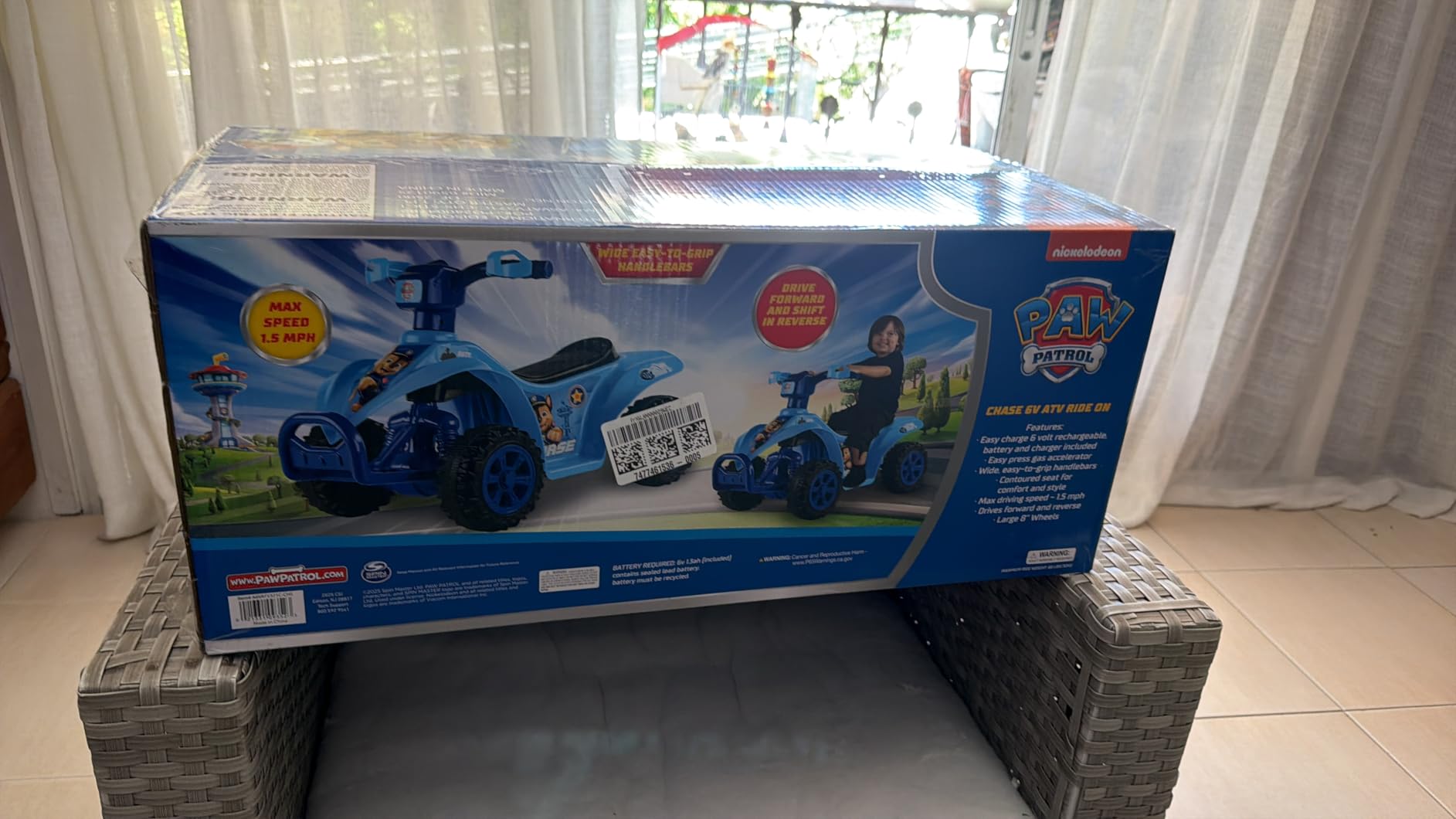 Bluey 6V ATV Quad for Kids - Powerful and Safe Ride-On Toy with Rechargeable Battery - Forward and Reverse Driving - Max Weight Capacity of 55 LBS - Ages 2-3 Years customer photo 2