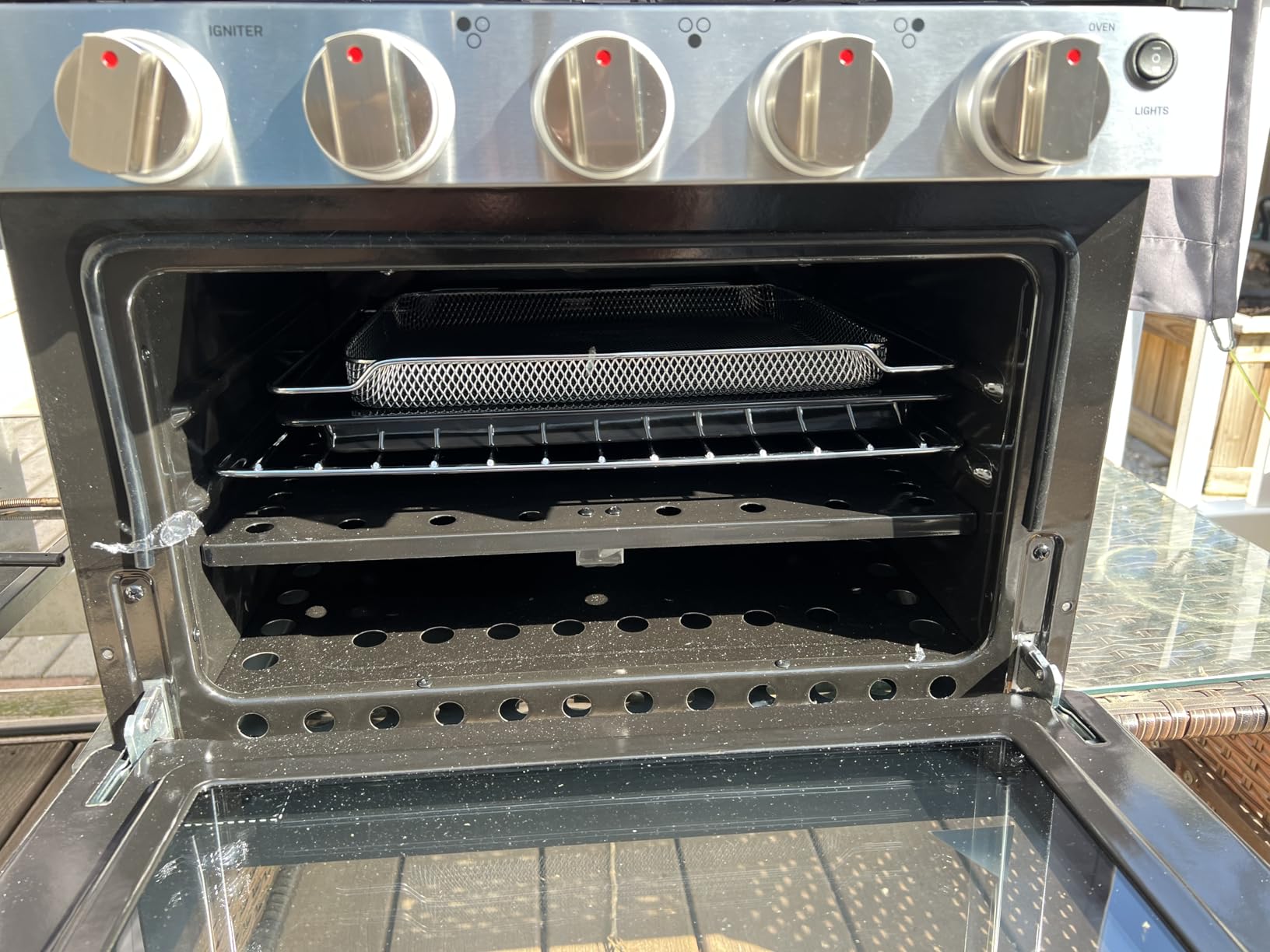 AMZCHEF 17 Inch 3-Burner RV Gas Range with 1.24 Cu.Ft Oven, High Output Propane Stove for Mobile Home, Camper, Apartment, Stainless Steel customer photo 2