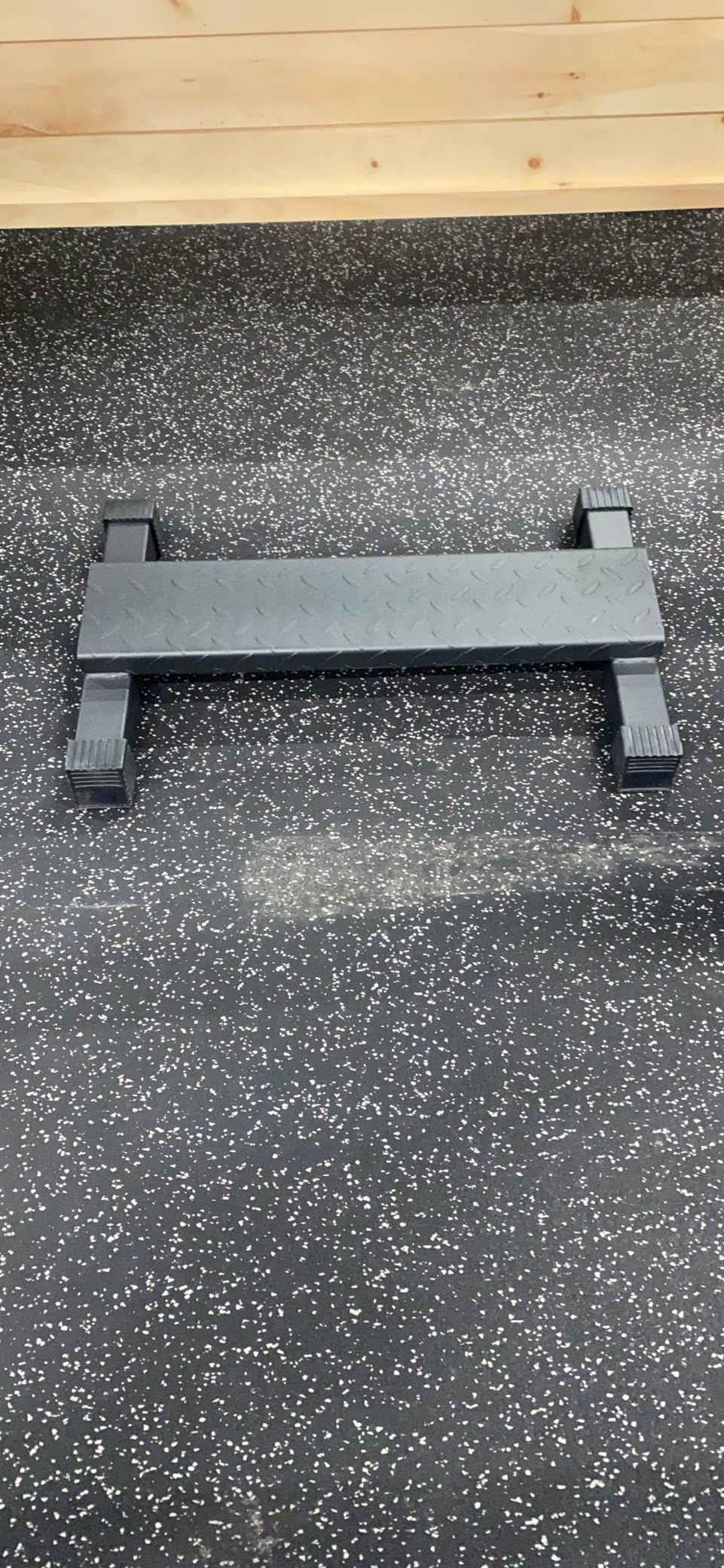 BLUSLM Steel Calf Raise Bar, Standing Machine for Stretching, Squat, Foot Stretch, Anti-Slip Solid Block (Calf Raise BAR 1) customer photo 1