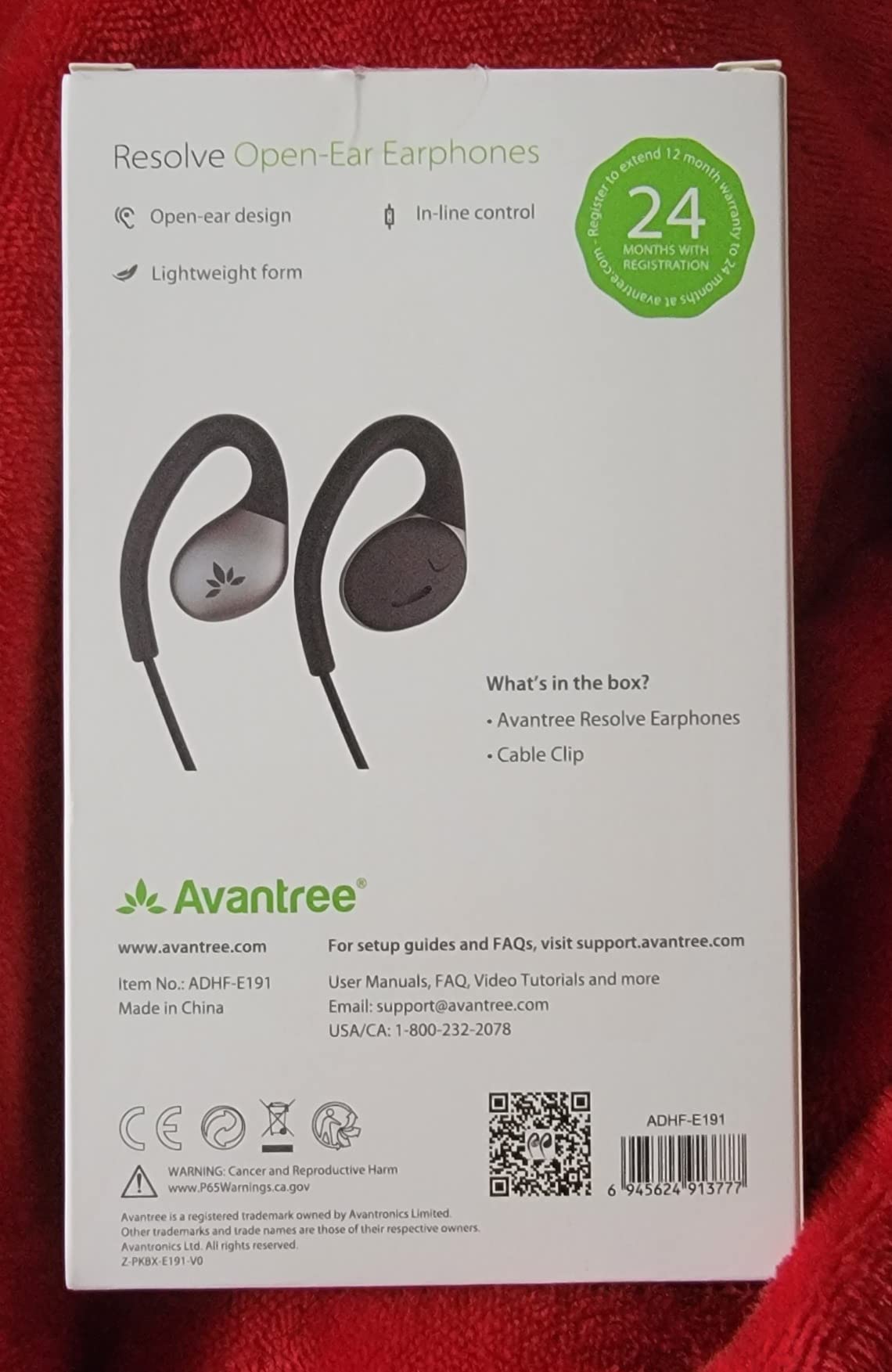 Avantree Resolve -3.5mm AUX Wired Open-Ear Earbuds w/Mic & Over-Ear Hook, for Seniors & Men w/Large Ears, Great for Office, Outdoor & Home (Large Size) customer photo 2