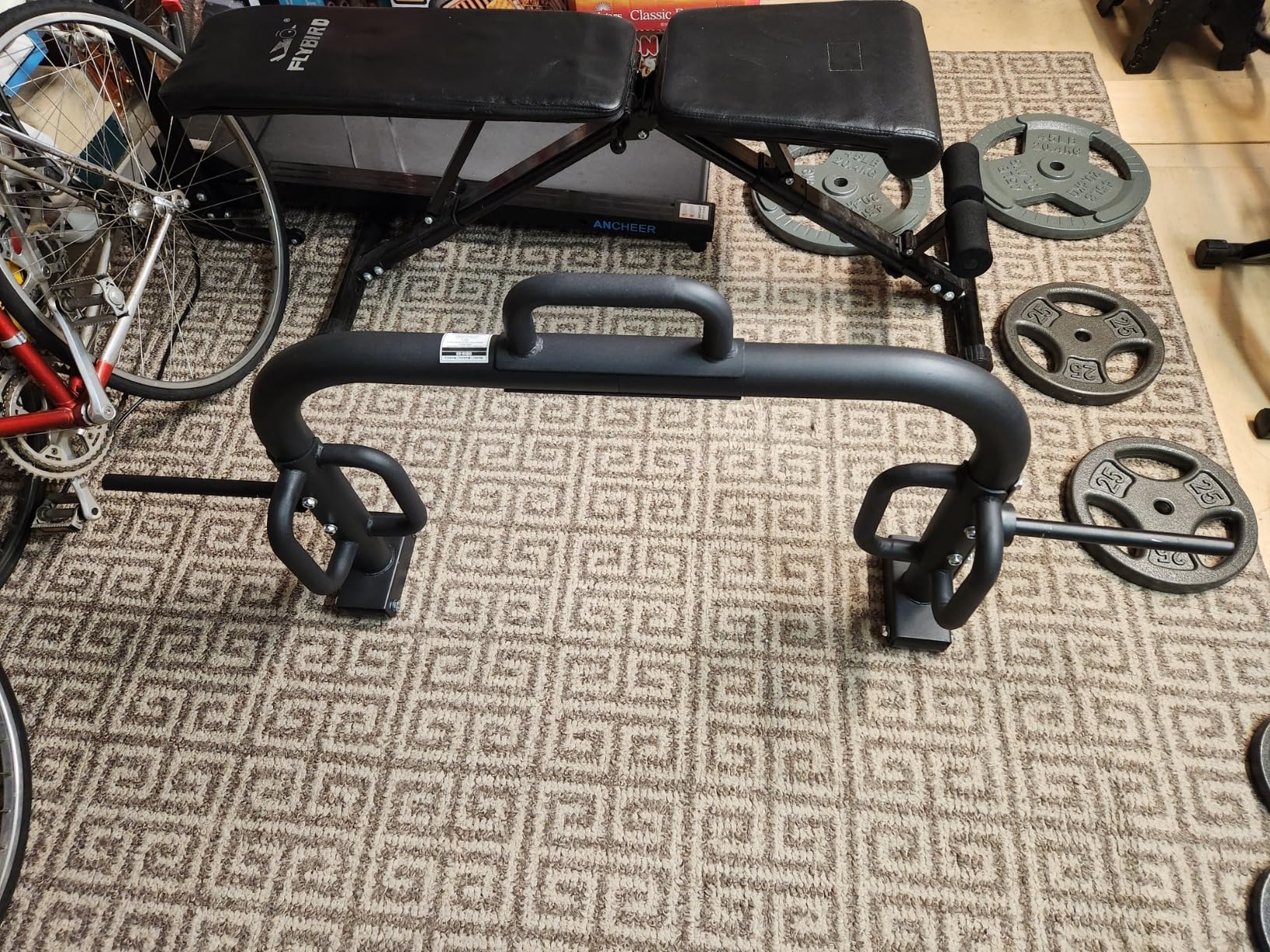 CAP Barbell Deluxe Open Trap Bar - Hex & Shrug Bar for Olympic & Standard Plates customer photo 1