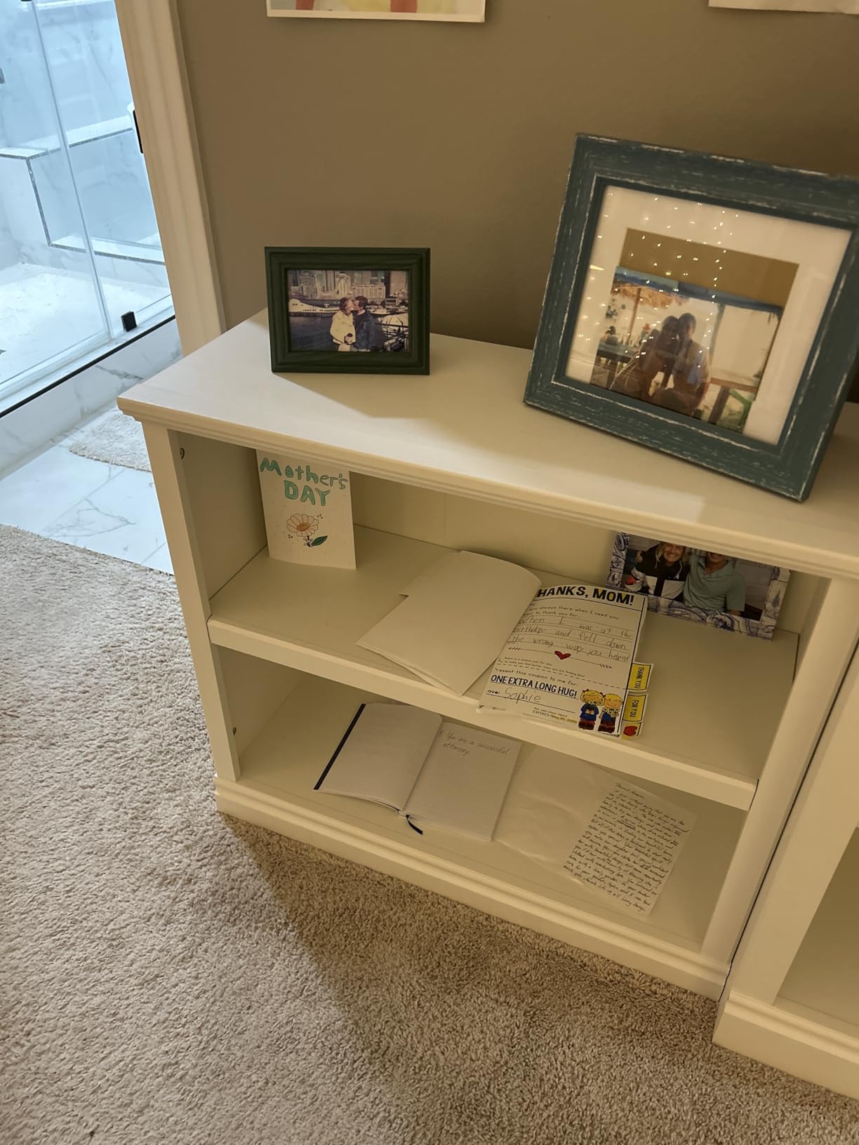Bevfint Bookshelf, Open Storage 70 Inch Tall 5 Shelf Bookcase, Floor Standing Bookshelves and Bookcases, Book case for Farmhouse Library Office Bedroom Kids, Dark Cherry - 5 Tier customer photo 1