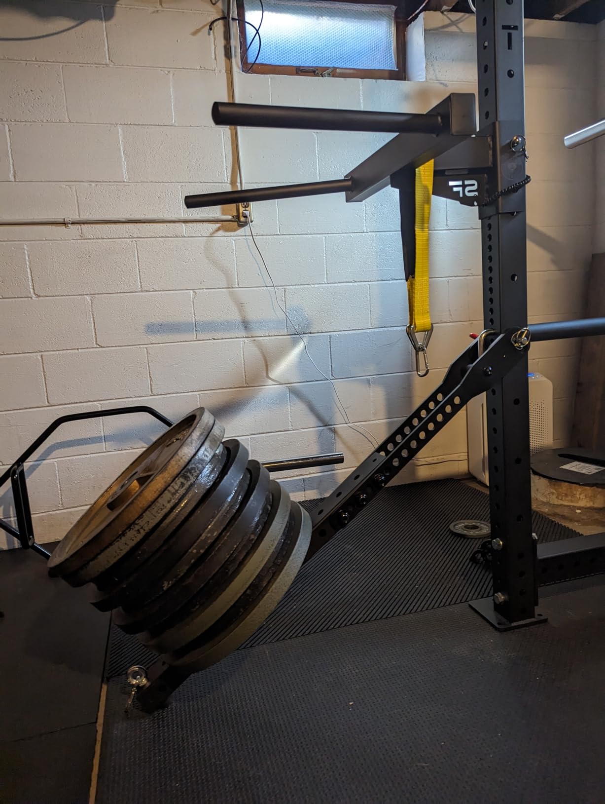 Fringe Sport Mammoth Belt Squat Attachment (Complimentary Belt Included) - Durable Universal Weight Belt Squat Attachment for Rack with Adjustable Length, Ultimate Lower Body Strength Builder customer photo 3