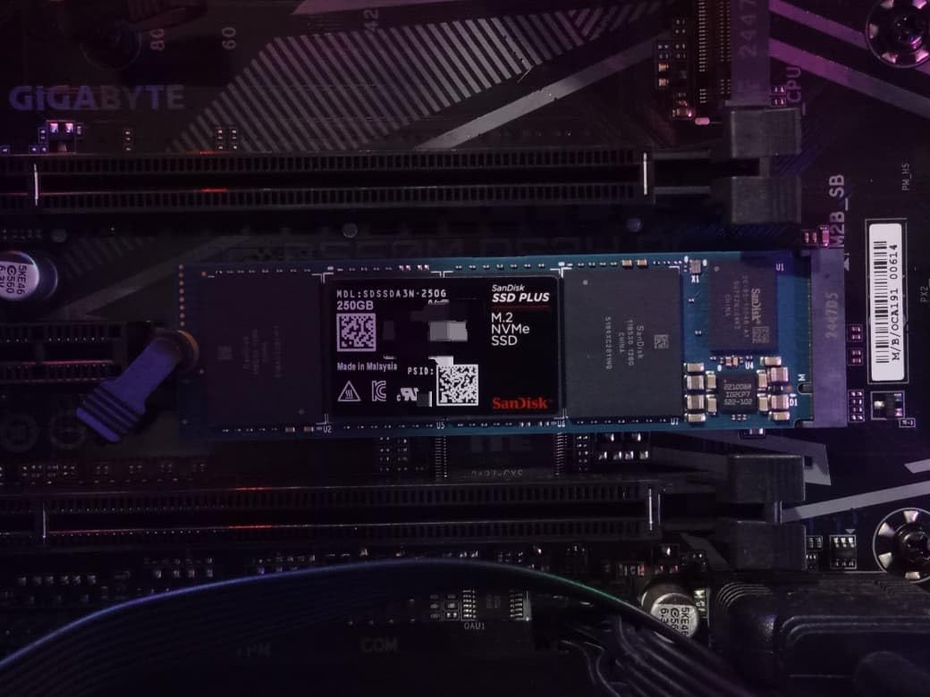 SanDisk 500GB SSD Plus M.2 NVMe SSD - PCIe Gen 3.0, Up to 2,400 MB/s Internal Solid State Drive - SDSSDA3N-500G-G26 customer photo 2