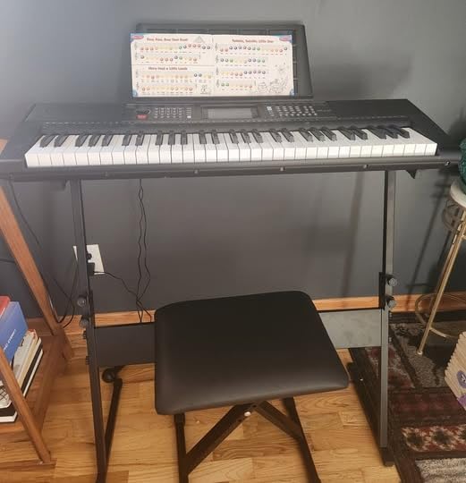 Keyboard Piano, 61 Key Piano Keyboard for Beginner/Professional, Electric Keyboard Kit with 249 Voices, 249 Rhythms (DEK-610S) customer photo 1