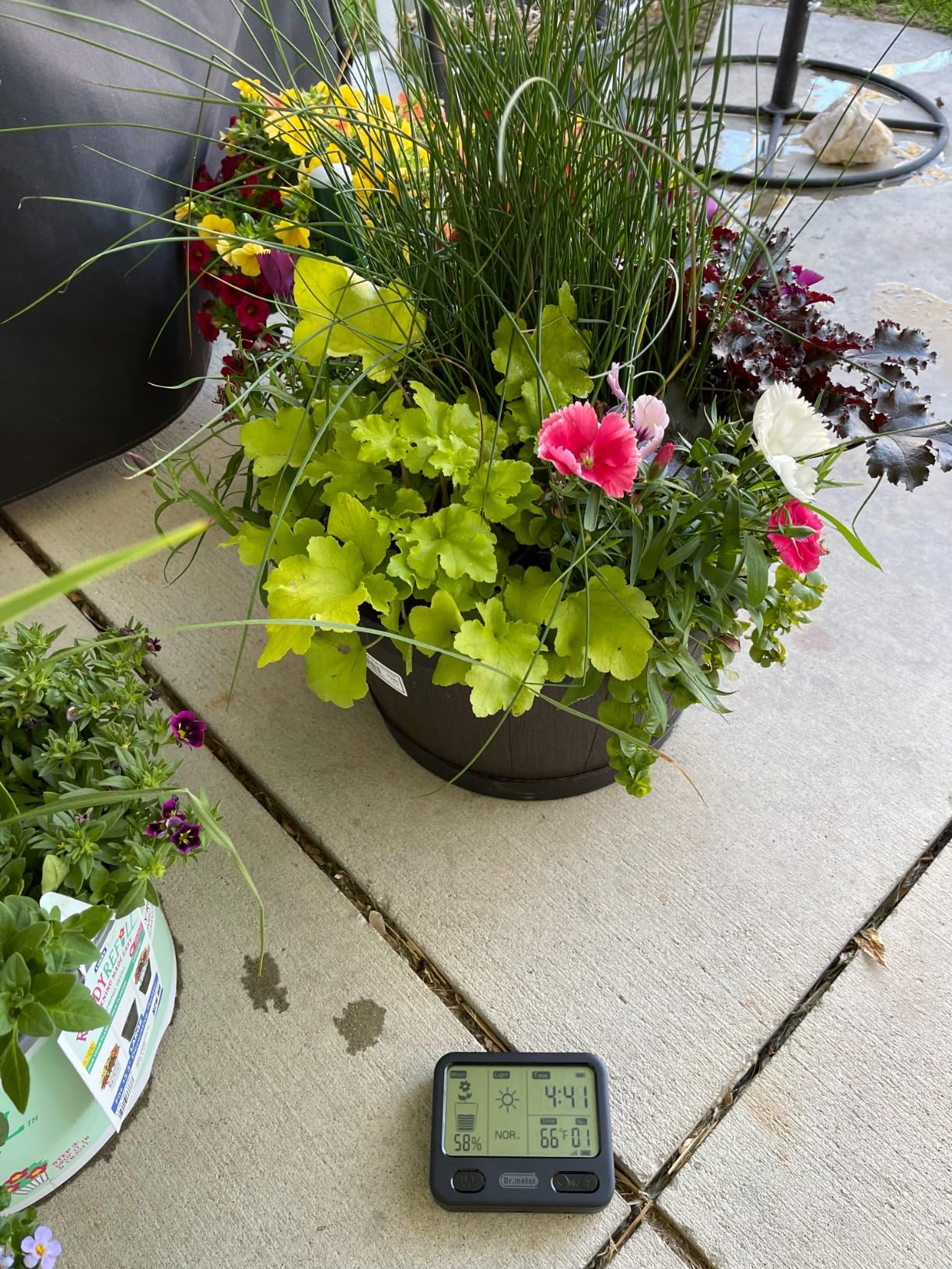 Dr.meter 4-in-1 Soil Moisture Meter, 300ft Wireless Soil Tester Sensor, Temperature/Light/Time/Soil Hygrometer Monitor with Digital LCD Display for Indoor Outdoor Plants, Garden, Lawn, Gardening Gifts customer photo 1
