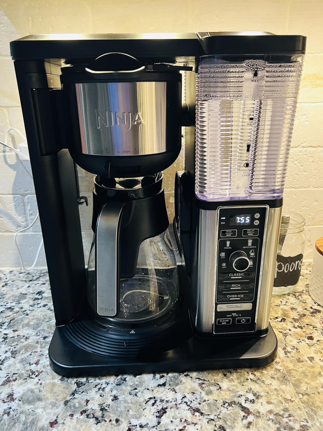 Ninja Hot & Iced XL Coffee Maker with Rapid Cold Brew, 4 Brew Styles, 8 Sizes Small Cup to Travel Mug, Single-Serve Coffee Brewer, 12-Cup Carafe, Permanent Filter, Removable Reservoir, Black, CM371 customer photo 1