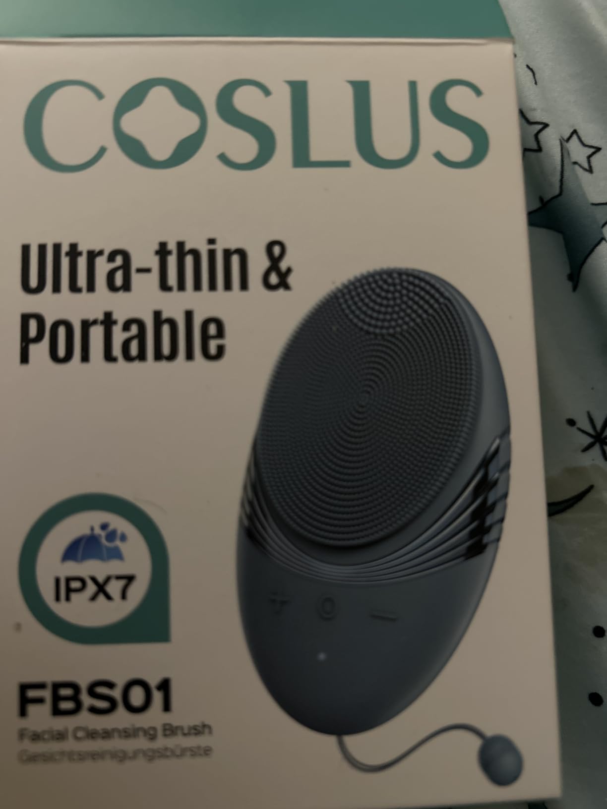 COSLUS FBS01 Facial Cleansing Brush Face Scrubber: Portable Silicone Waterproof Rechargeable Face Wash Brush, 5 Cleansing Modes, Electric Deep Cleaning customer photo 1
