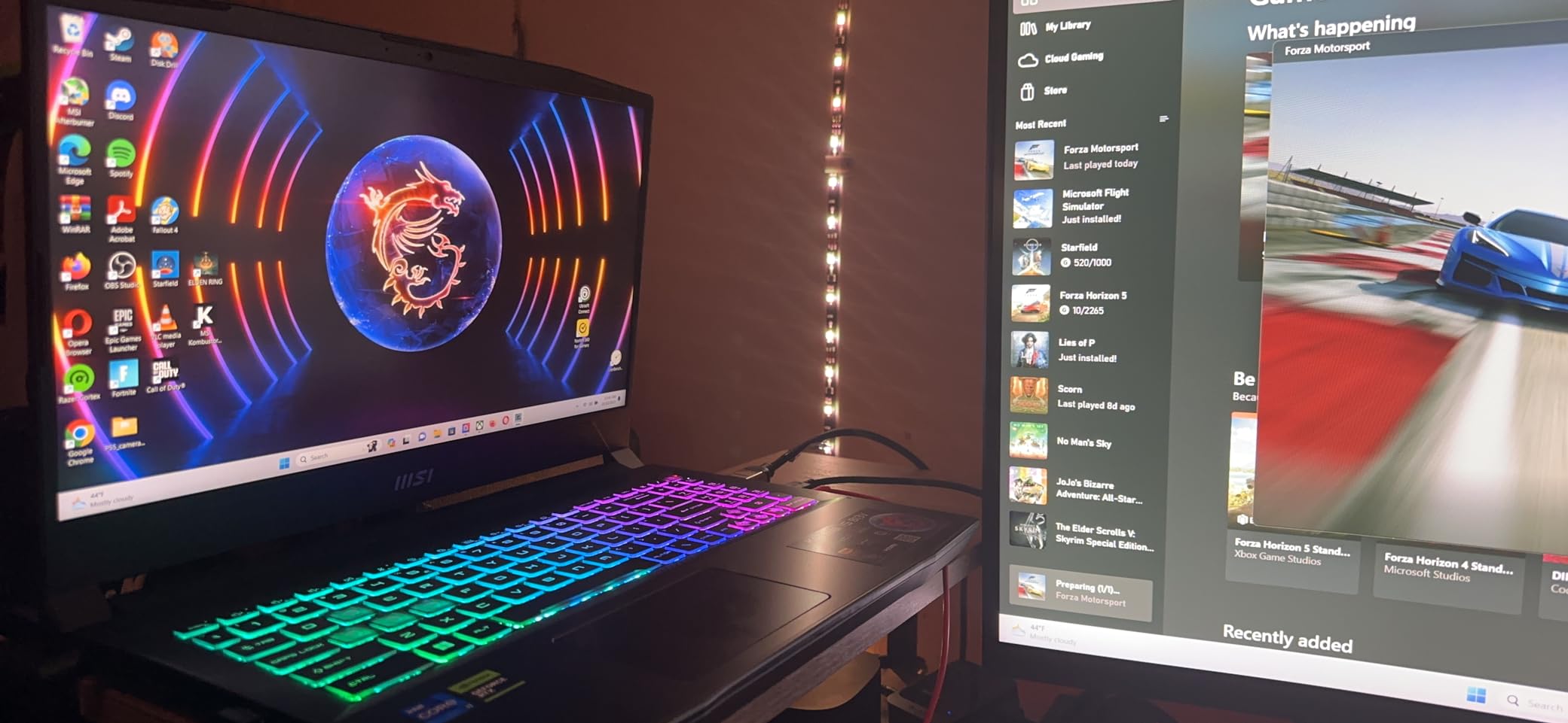 msi Katana 15 15.6 165Hz QHD Gaming Laptop: Intel Core i7-13620H, NVIDIA Geforce RTX 4070, 16GB DDR5, 1TB NVMe SSD, Cooler Boost 5, Win 11: Black B13VGK-2000US customer photo 2