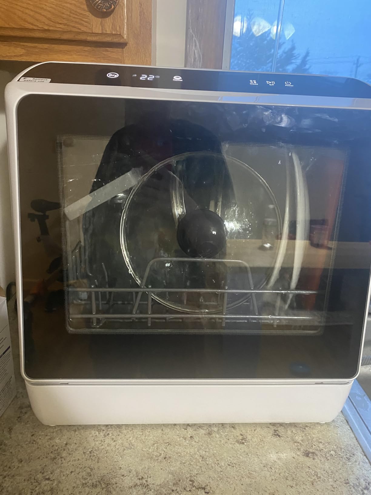 EUHOMY Countertop Dishwasher Portable with 6 Programs, 5L Built-in Water Tank for Apartments & RV, 167°F High-Temp, No Hookup Needed customer photo 2