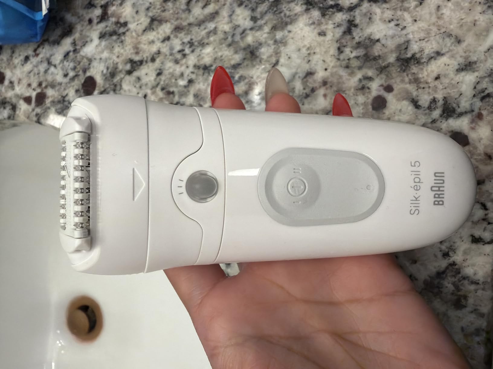 Braun Epilator Silk-épil 5, Hair Removal Device, Women Shaver & Trimmer, Wet and Dry, Includes Skin Contact Cap, SE5-011, Grey customer photo 1