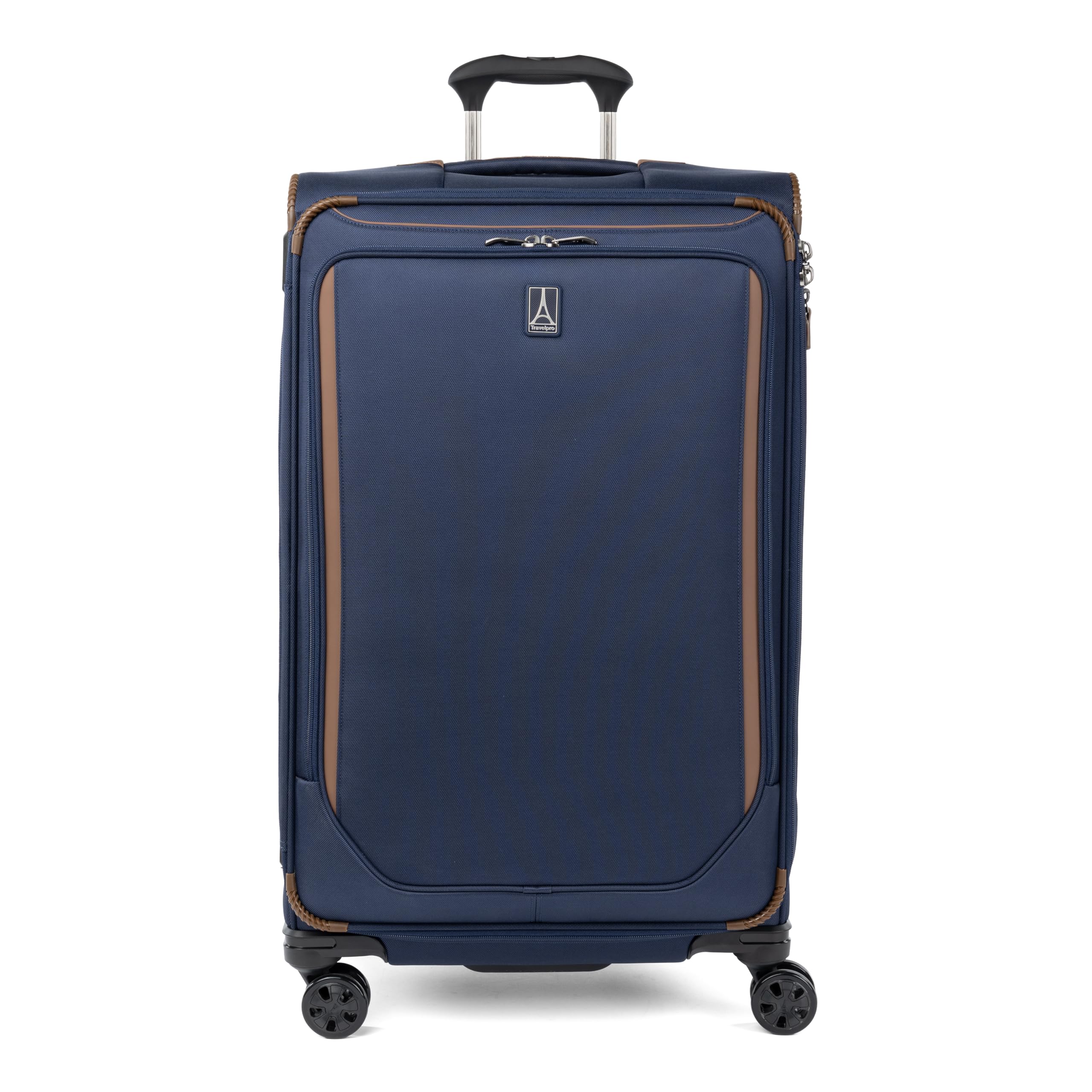 Travelpro Crew Classic Lightweight Softside Expandable Checked Luggage, 8 Wheel Spinner Suitcase, TSA Lock, Men and Women, Checked Large 29-Inch, Patriot Blue customer photo 1
