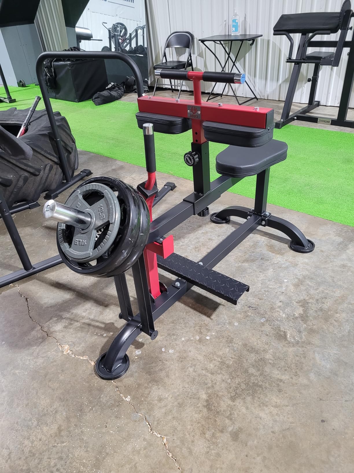 HVO Seated Calf Raise Machine: Calf Machine Home Gym Calf Workout Machine Leg Training and Exercise customer photo 1
