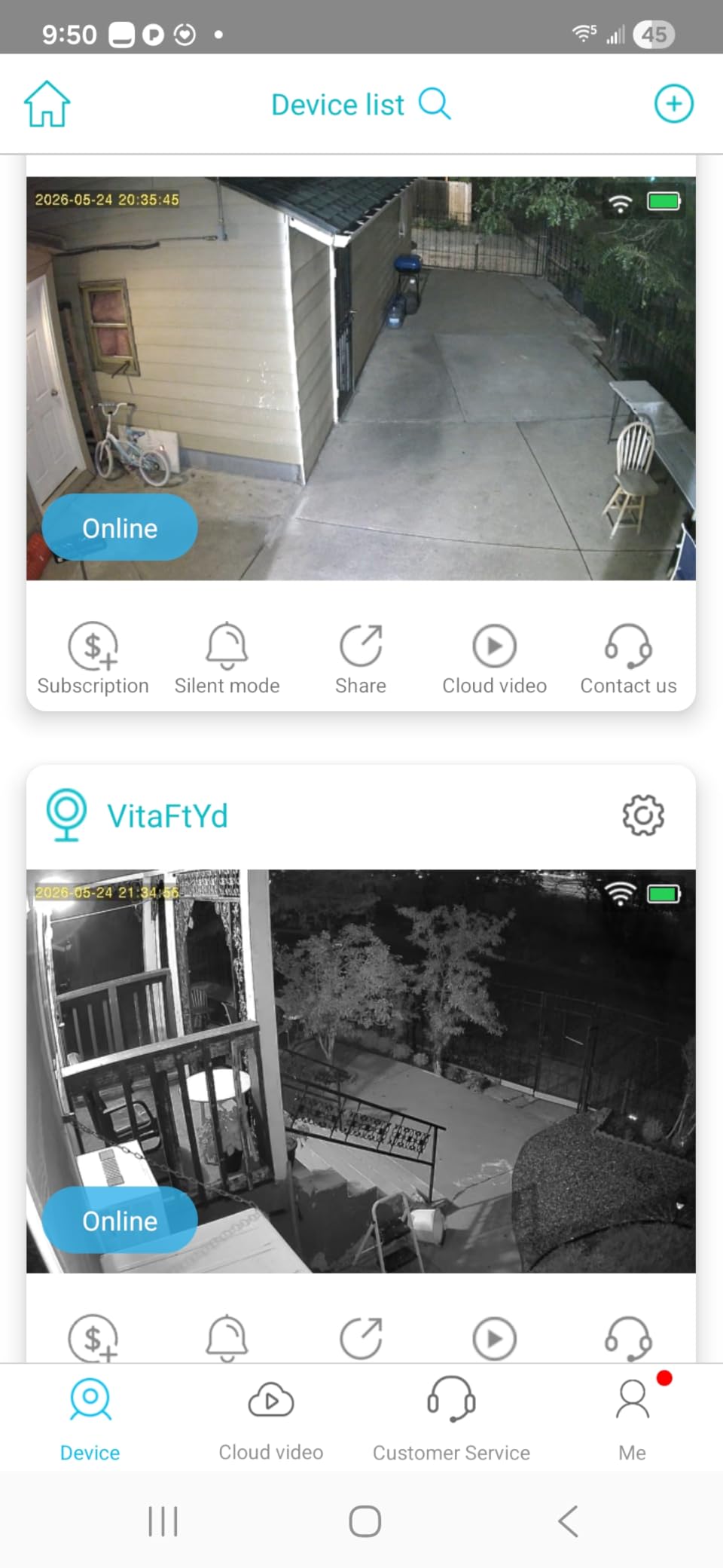 Oculview 2K Solar Security Cameras Wireless Outdoor, 2PCS Outdoor Camera Wireless with 360 View, Cameras for Home Security with Color Night Vision, Only Support 2.4GHz Wi-Fi customer photo 1