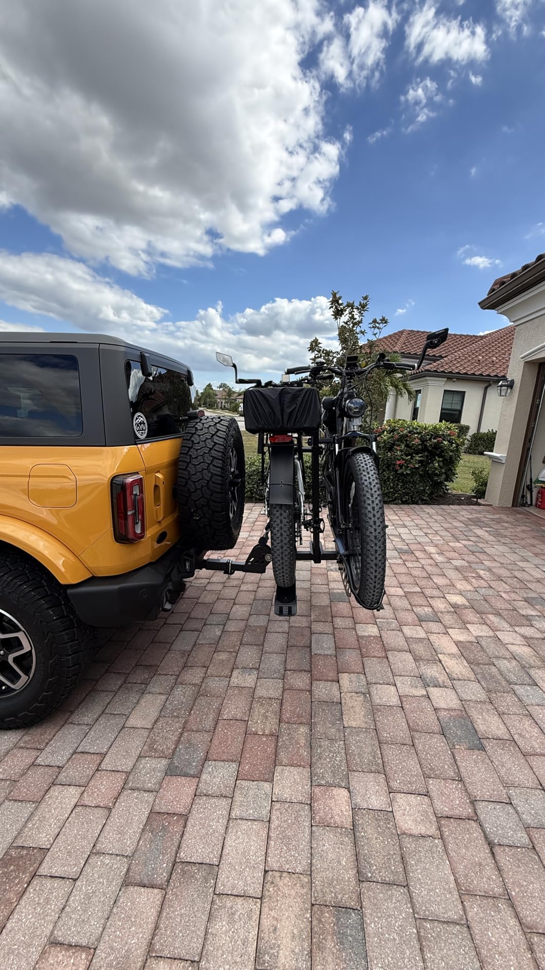 CRAVOT CyberRack E2 Hitch 2 EBike Rack with Ramp, 200 lbs Capacity Electric Bike Carrier Foldable Platform Mount, Up to 5-inch Fat Tire Bicycle for 2'' Receiver Cars Trucks SUVs Minivans RV, Trailer customer photo 2