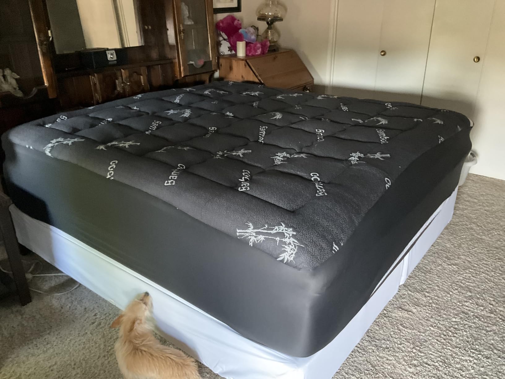 BEDLORE Queen Mattress Topper Viscose Derived from Bamboo, Thick Pillow Top Mattress Pad with Stretchable Pockets for 6-18 inches Mattress, Soft Mattress Topper for Back Pain Relief customer photo 1