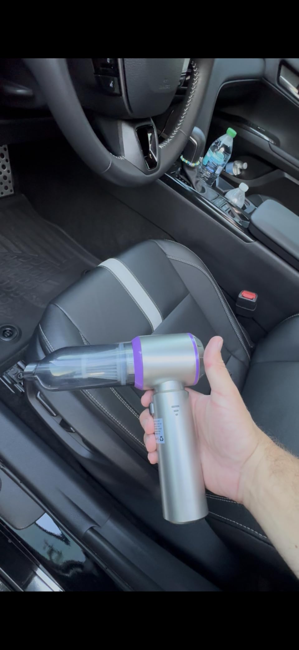houscly Car Vacuum Portable Cordless 20000PA High Power 4-in-1 Compressed Air Duster & Air Blower & Pump Hand Held Vacuum with Brushless Motor for Car, Home, Office, Camping customer photo 1
