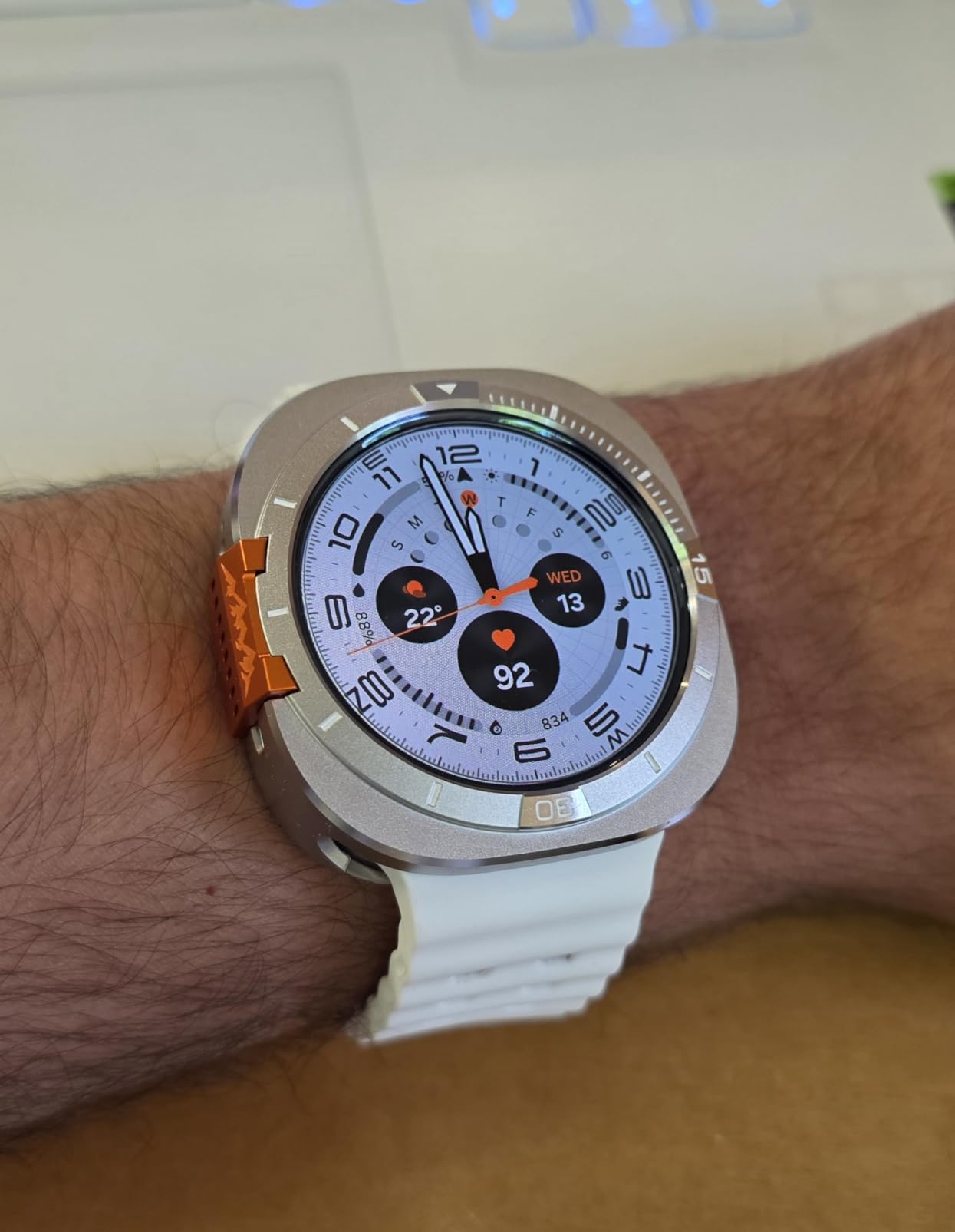 Spigen Tempered Glass Screen Protector [GlasTR EZ FIT] designed for Galaxy Watch Ultra (2025-2024) - 2 Pack customer photo 1