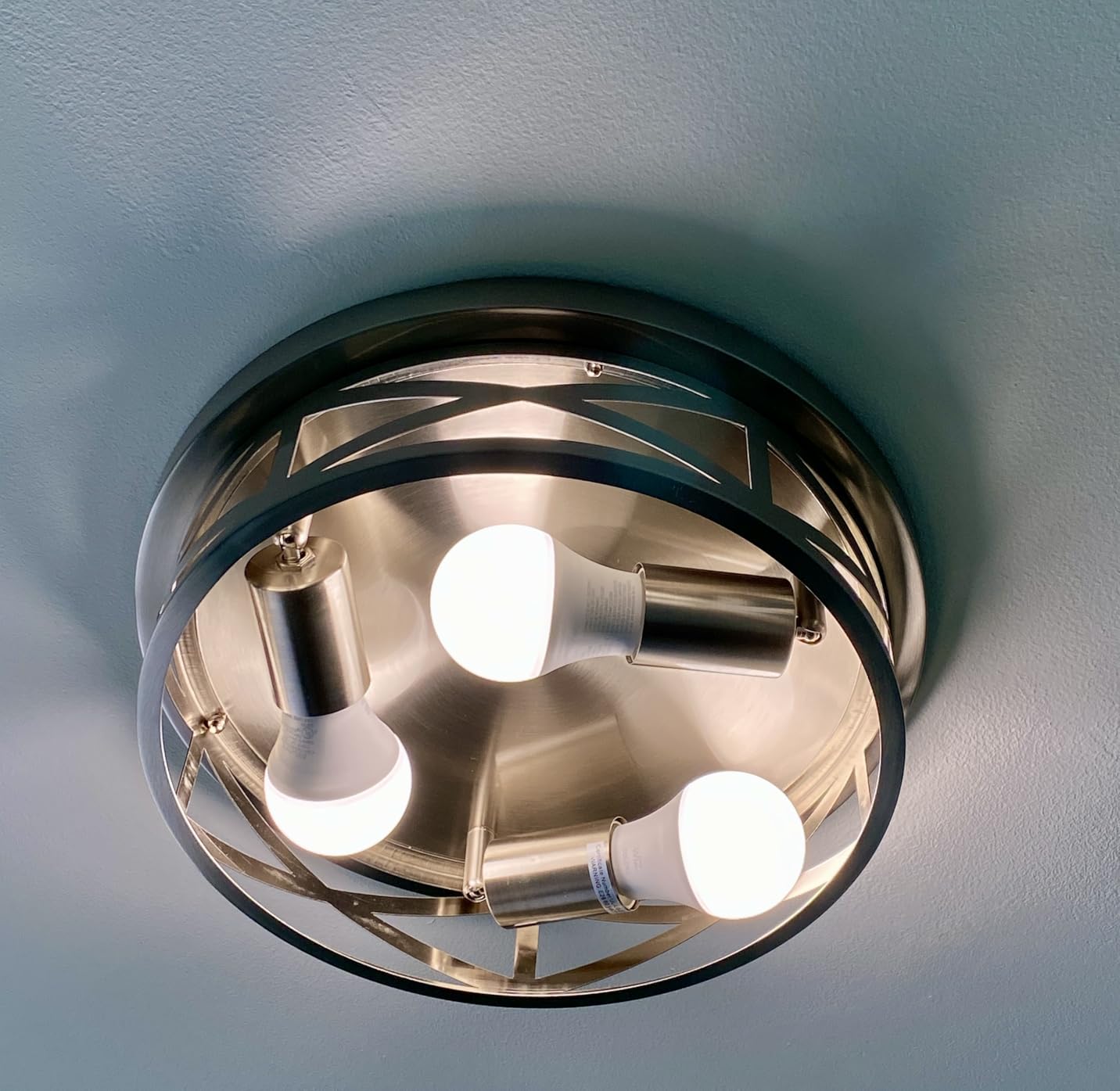WiZ Connected Smart Light Bulbs, Sunset to Sunrise Automation + Motion Detection + Control with Voice or App, Full Color A19 60W 800LM Indoor, Matter Compatible - 3 Pack customer photo 1